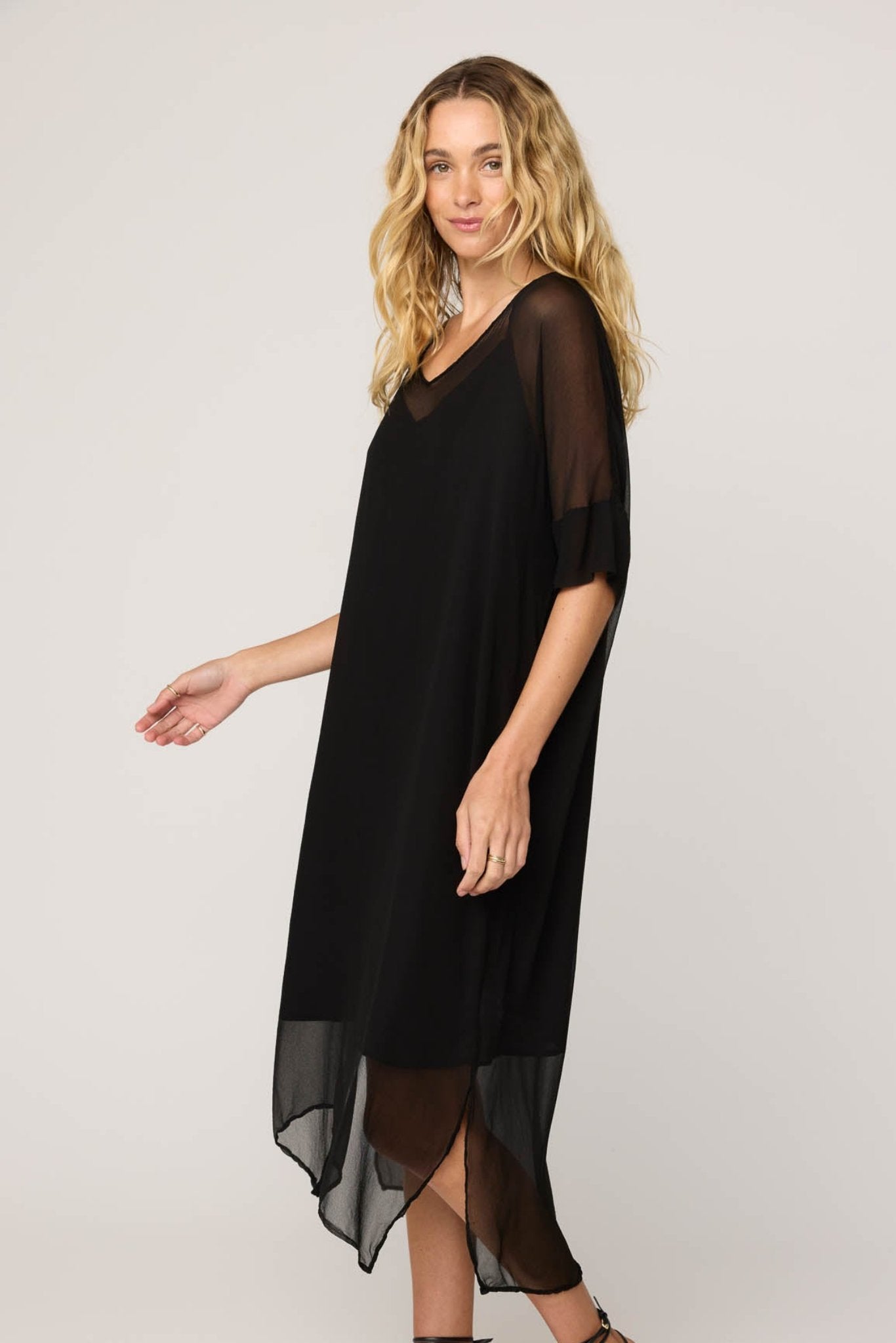 TALLOWS DRESS - NOIR