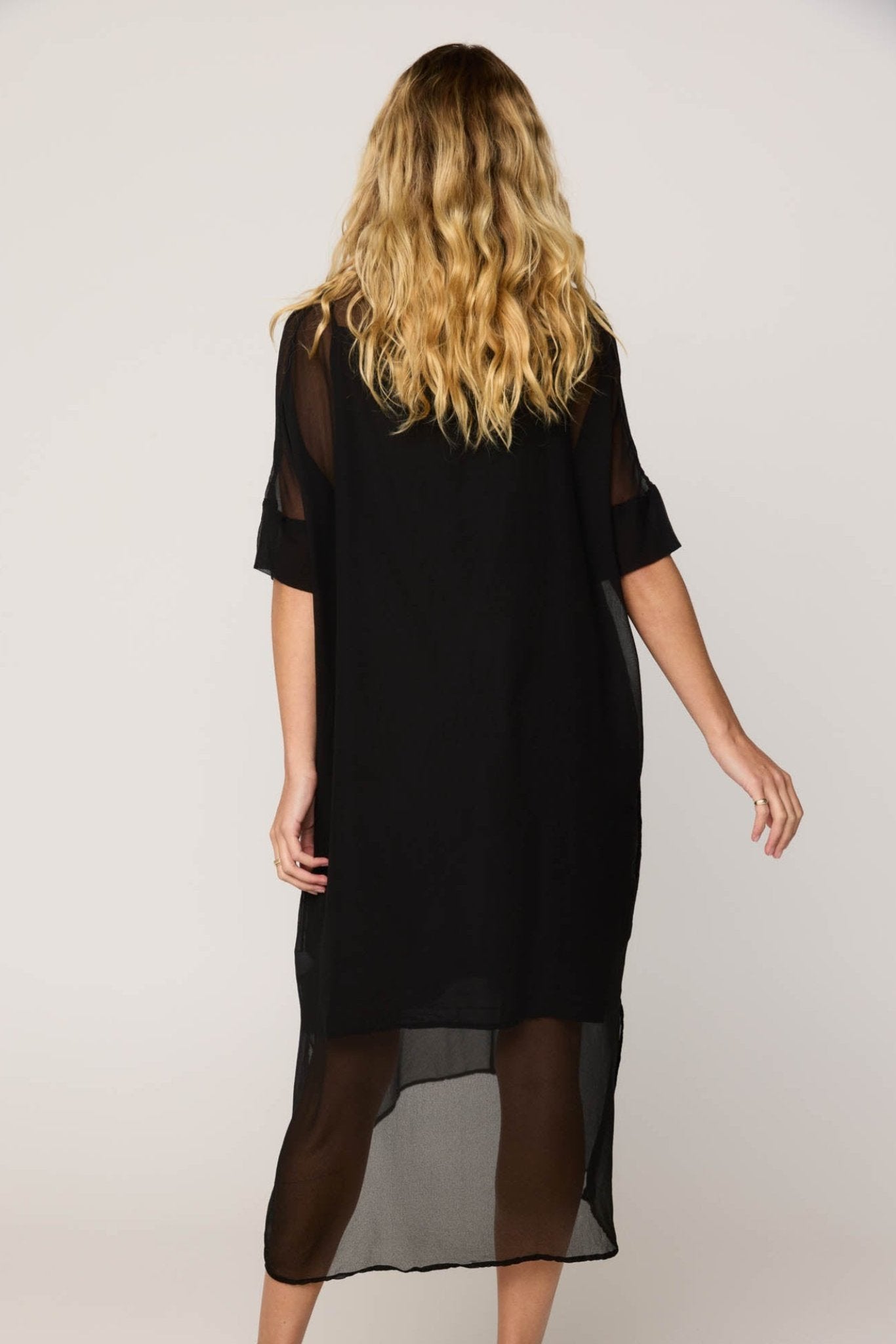 TALLOWS DRESS - NOIR