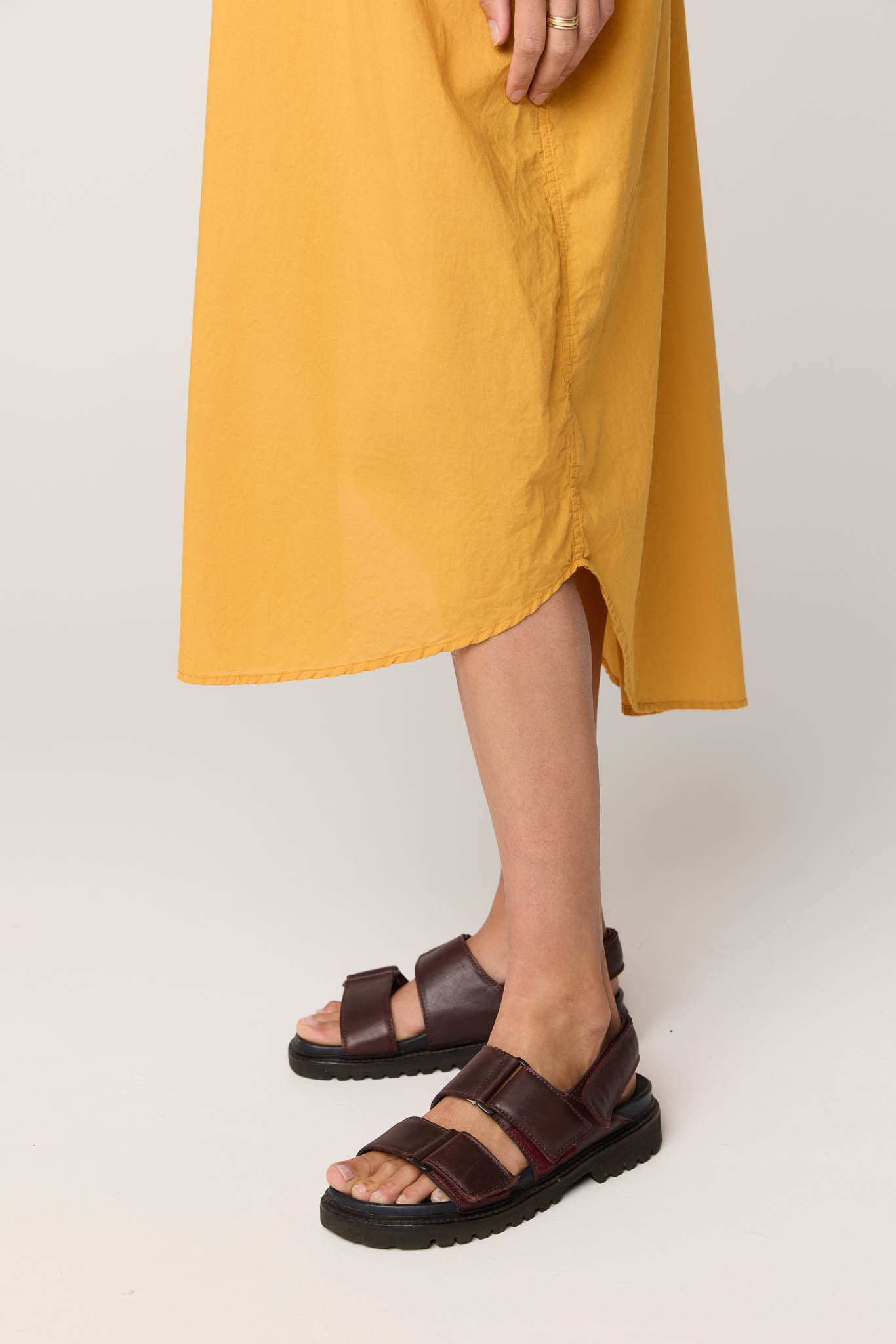 AVERY SHIRT DRESS - HONEY