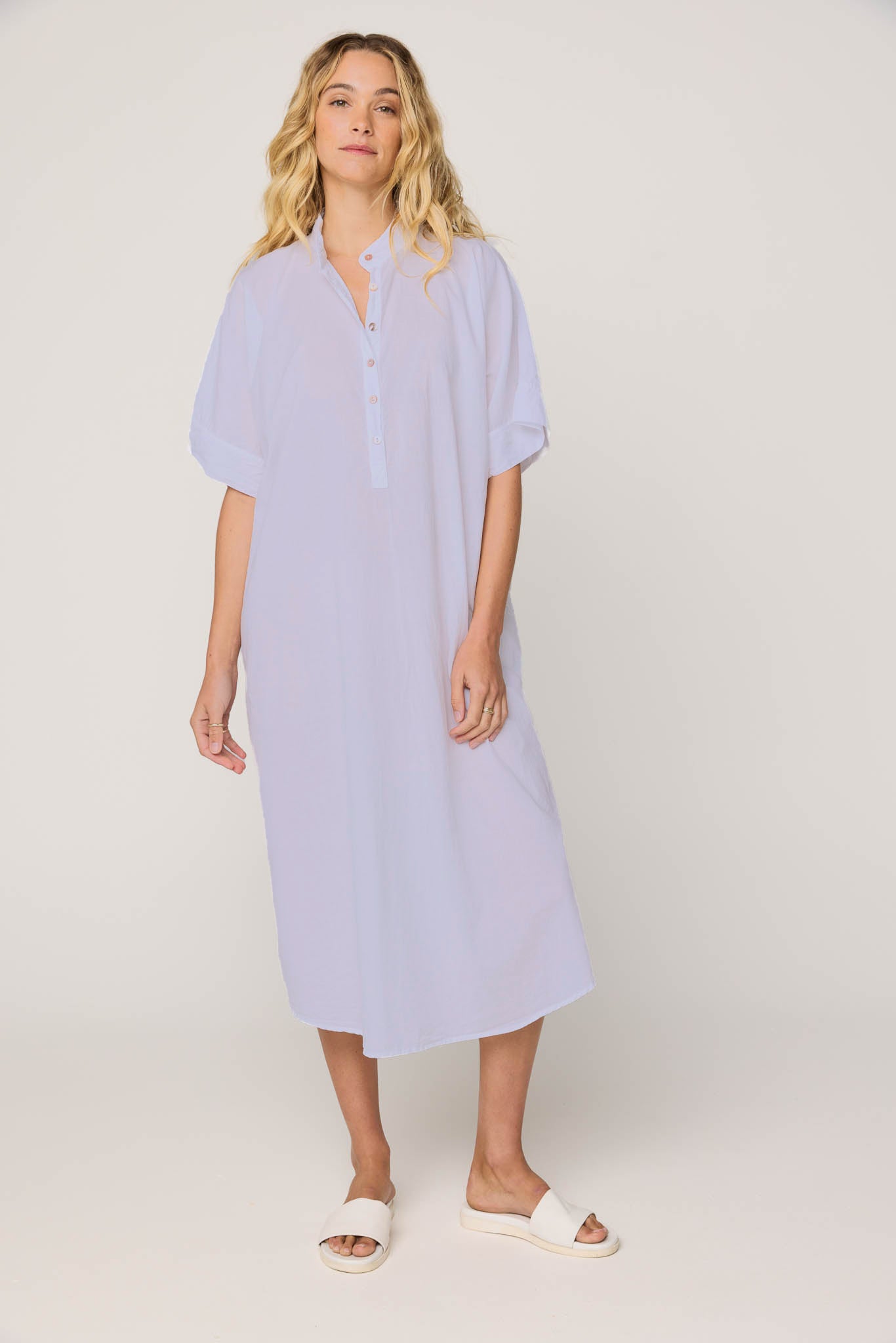 AVERY SHIRT DRESS - LILAC