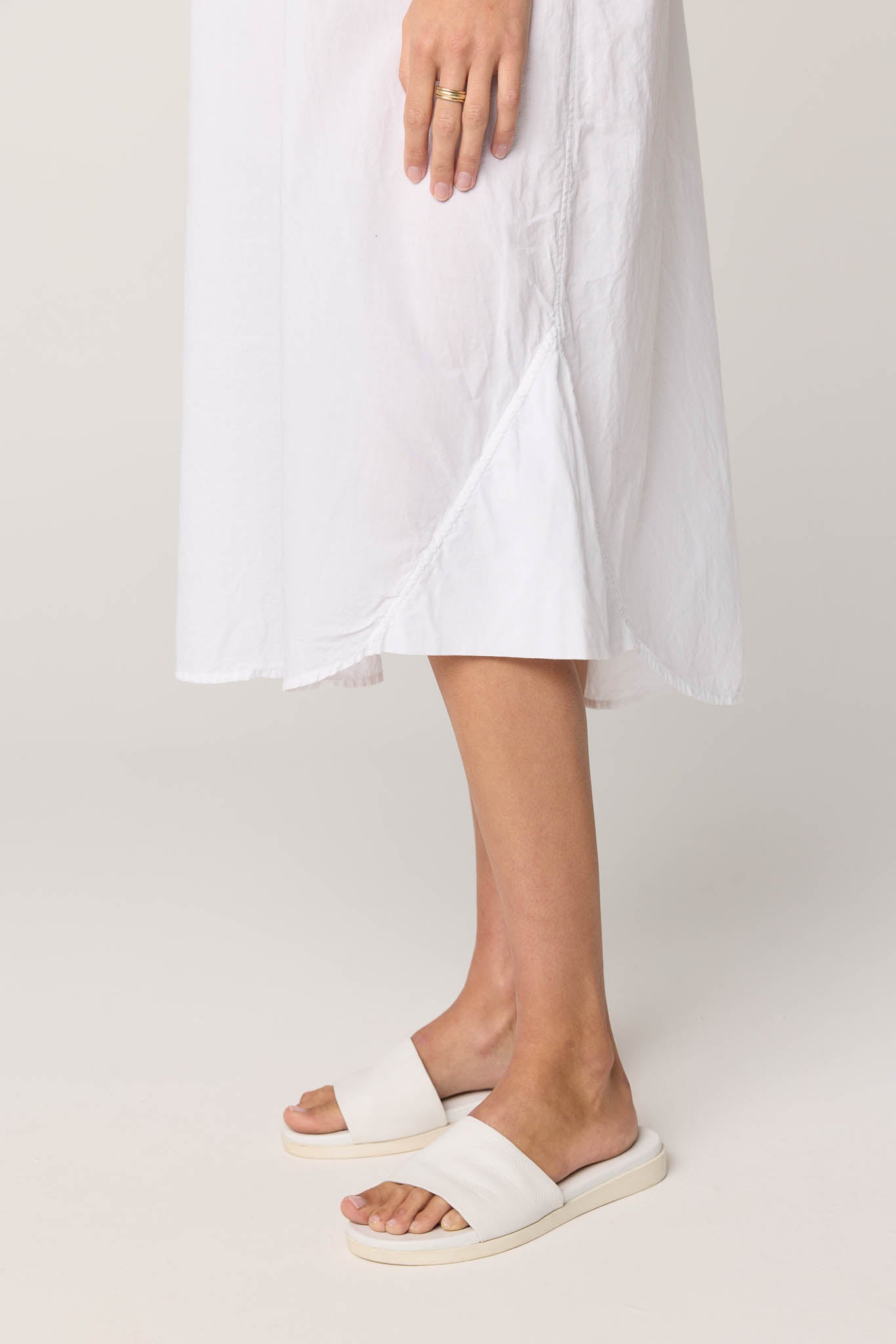 LALA SHIRT DRESS - BLANC