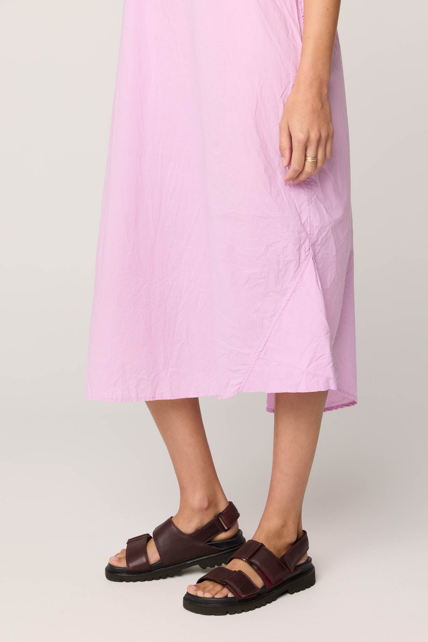 LALA SHIRT DRESS - PASTEL PINK