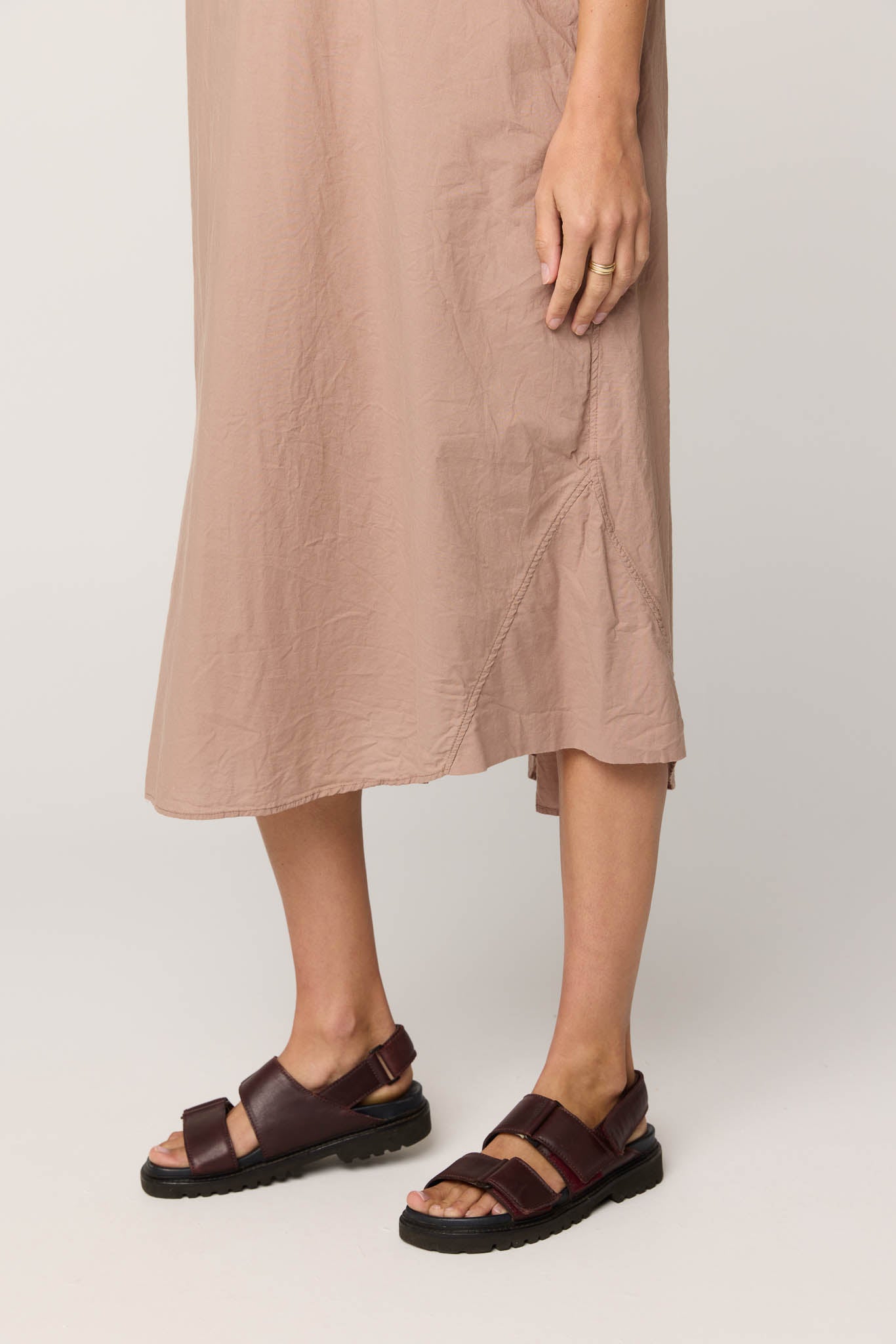 LALA SHIRT DRESS - TAUPE