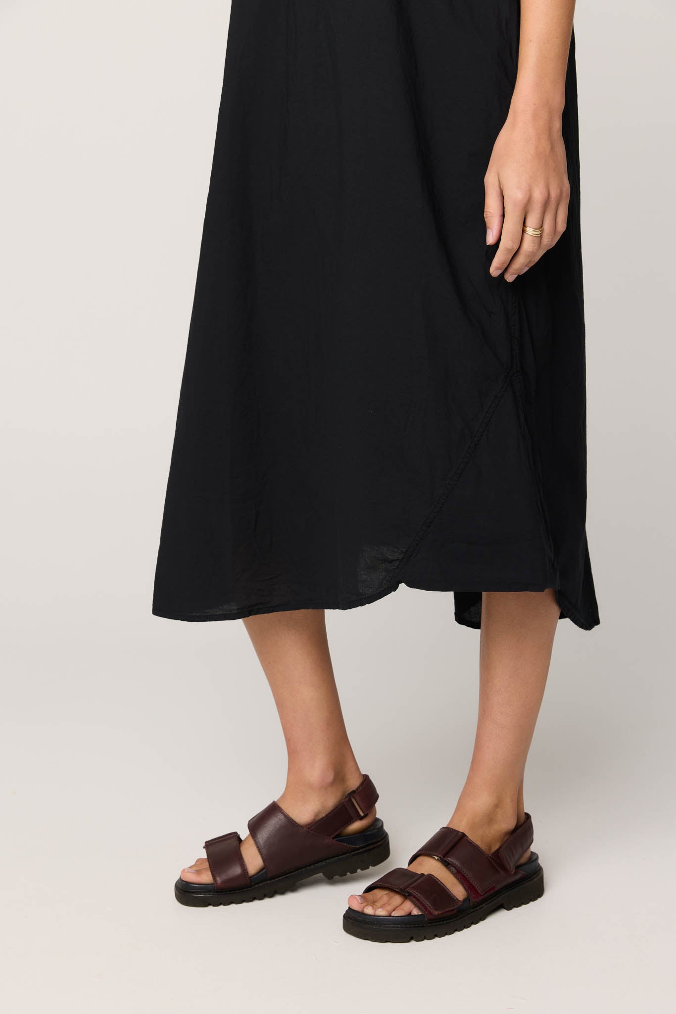 LALA SHIRT DRESS - NOIR