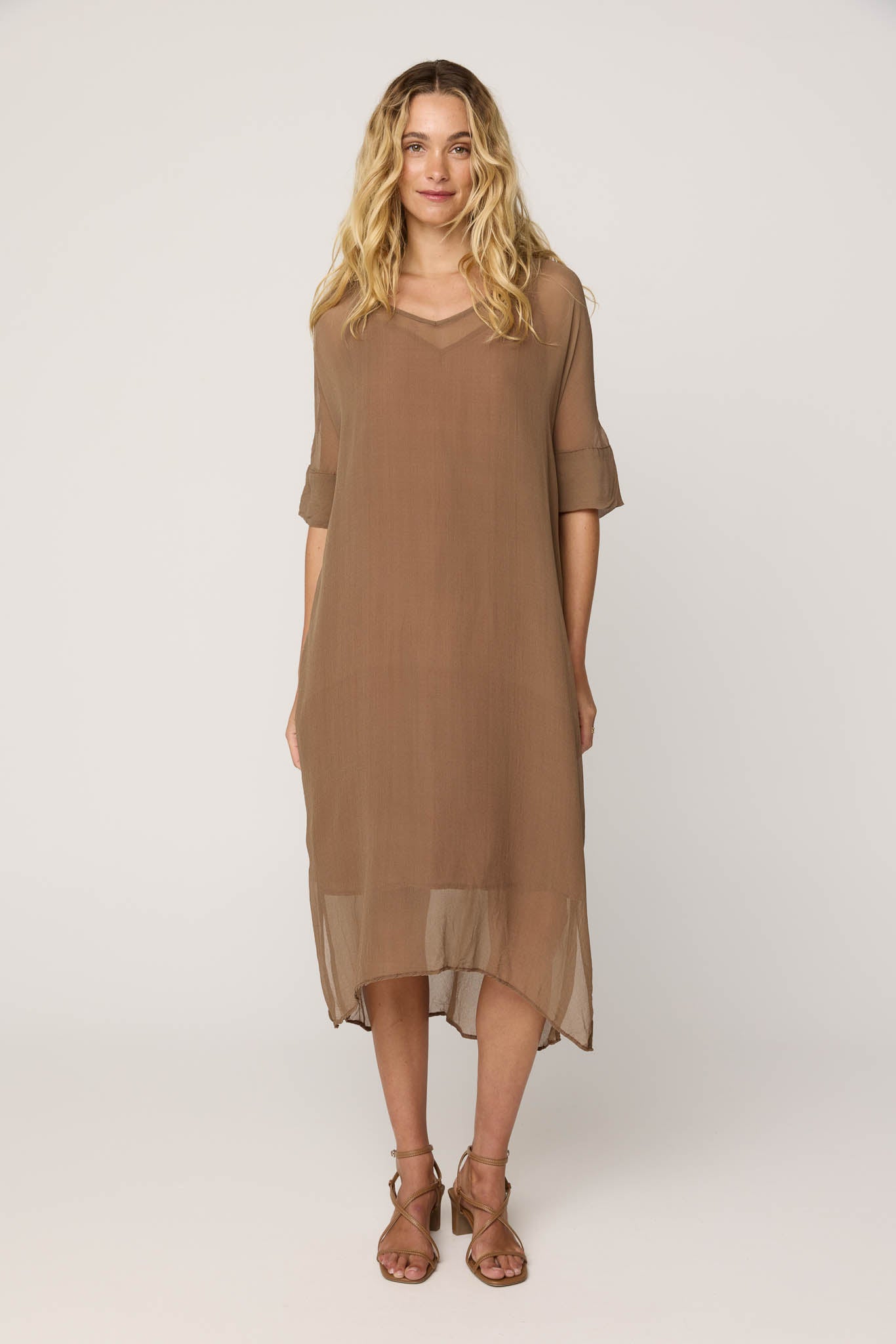 TALLOWS DRESS - COCOA