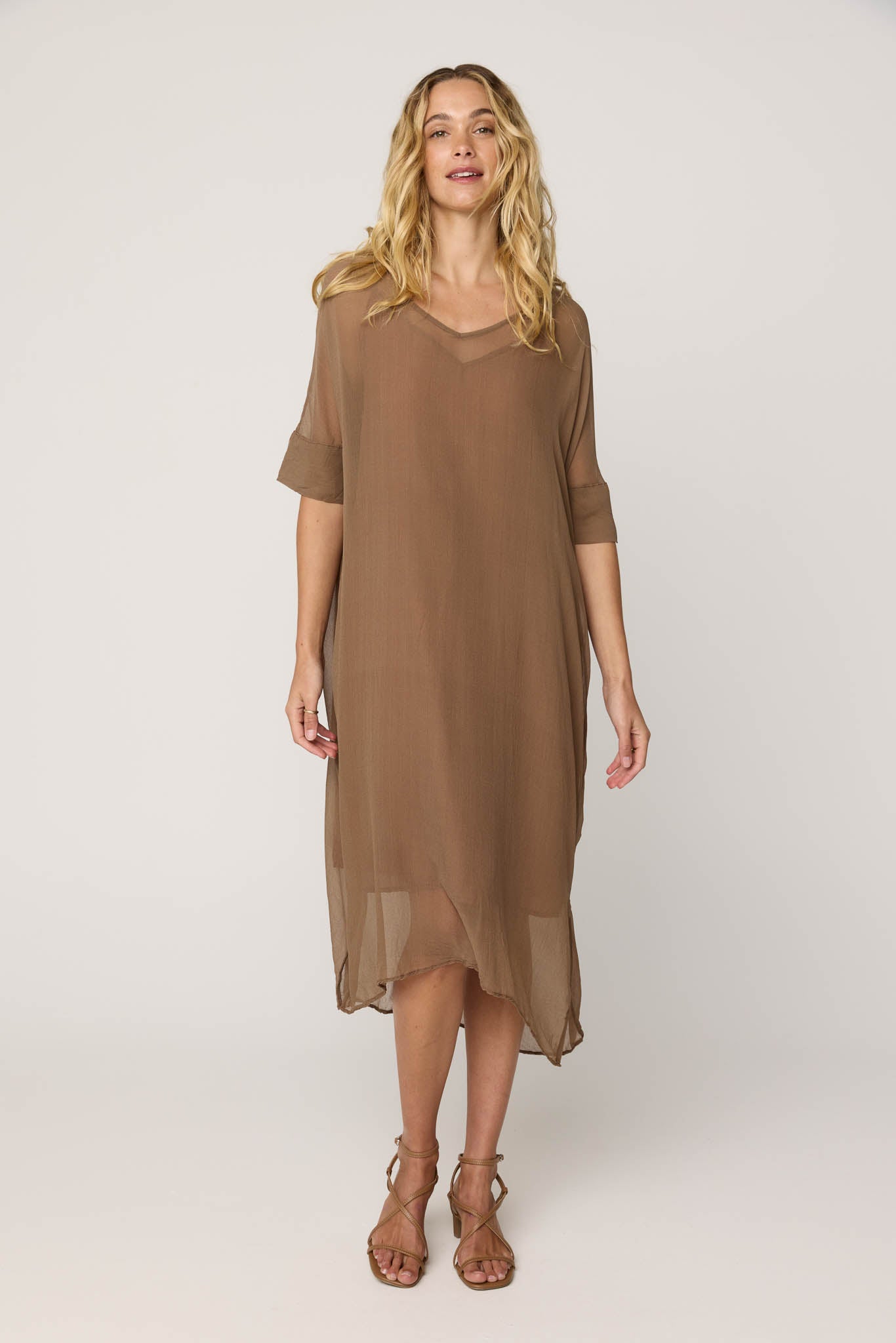 TALLOWS DRESS - COCOA