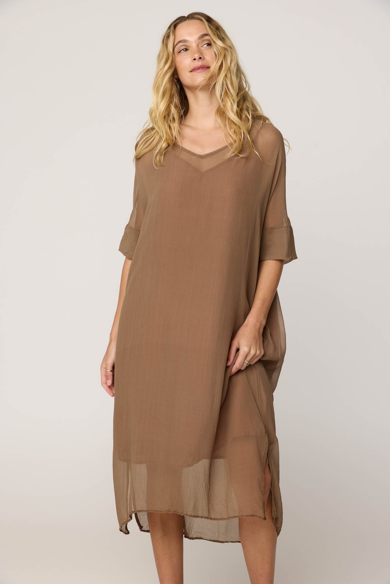 TALLOWS DRESS - COCOA