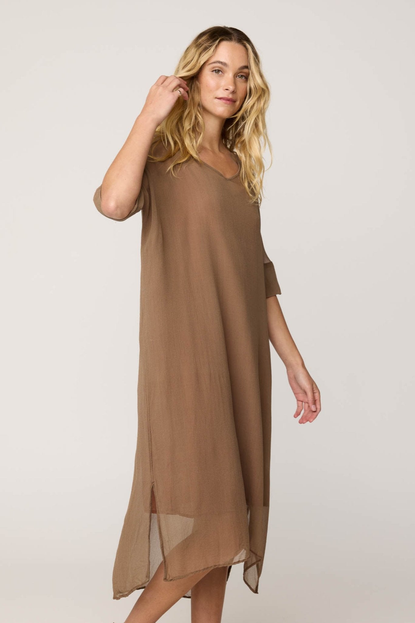 TALLOWS DRESS - COCOA