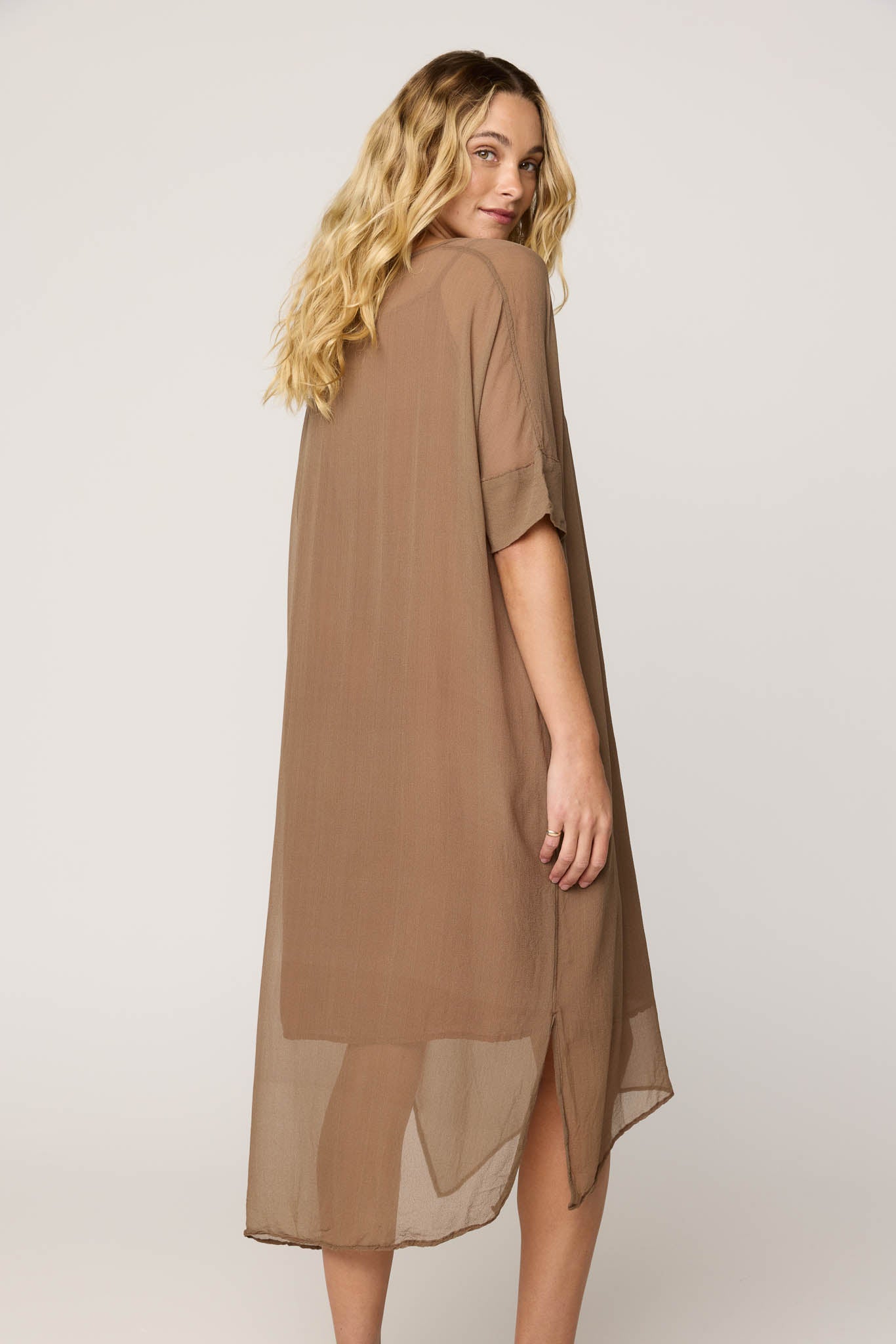 TALLOWS DRESS - COCOA