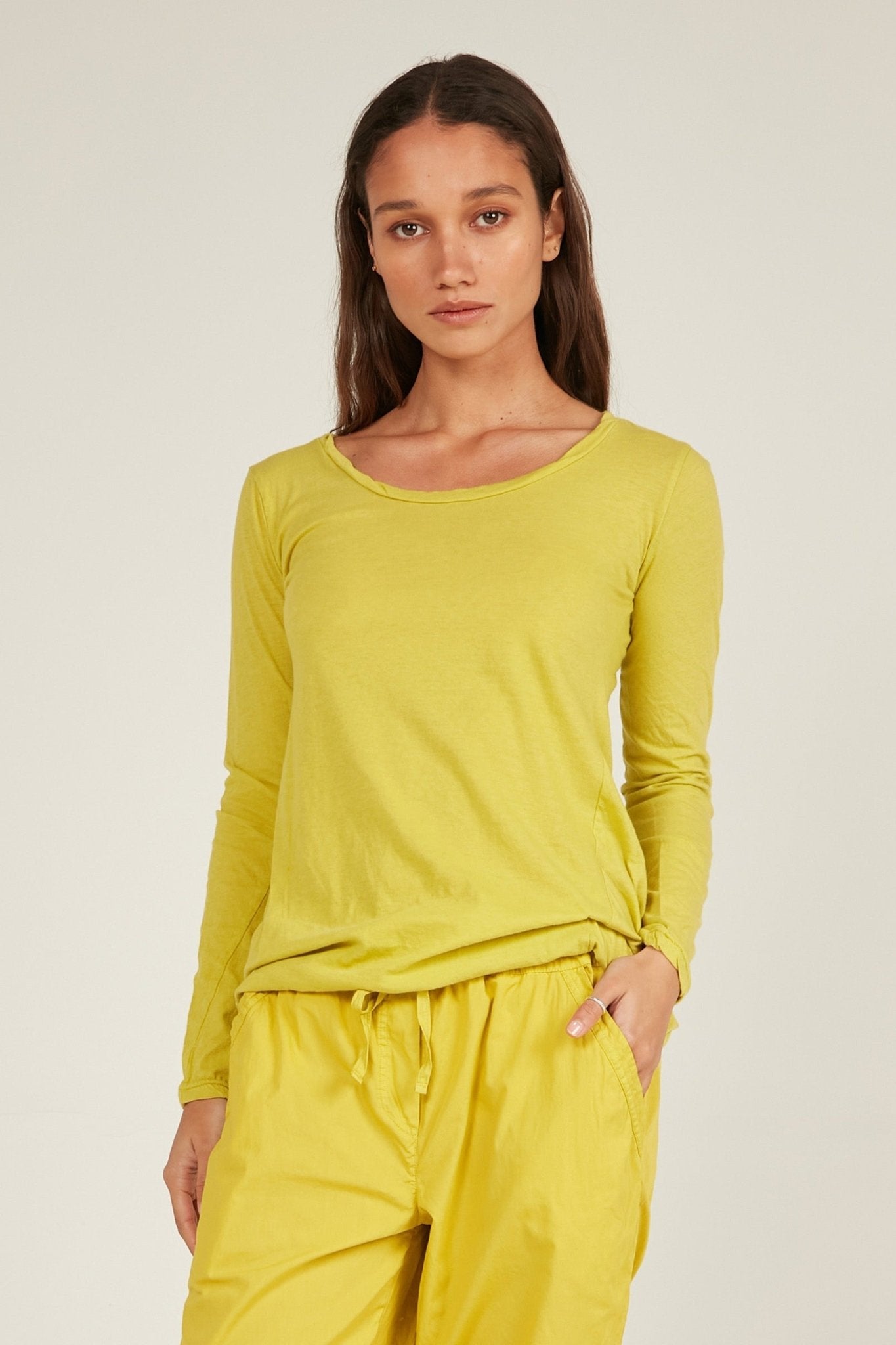 BASIC L/S - CHARTREUSE - Primness