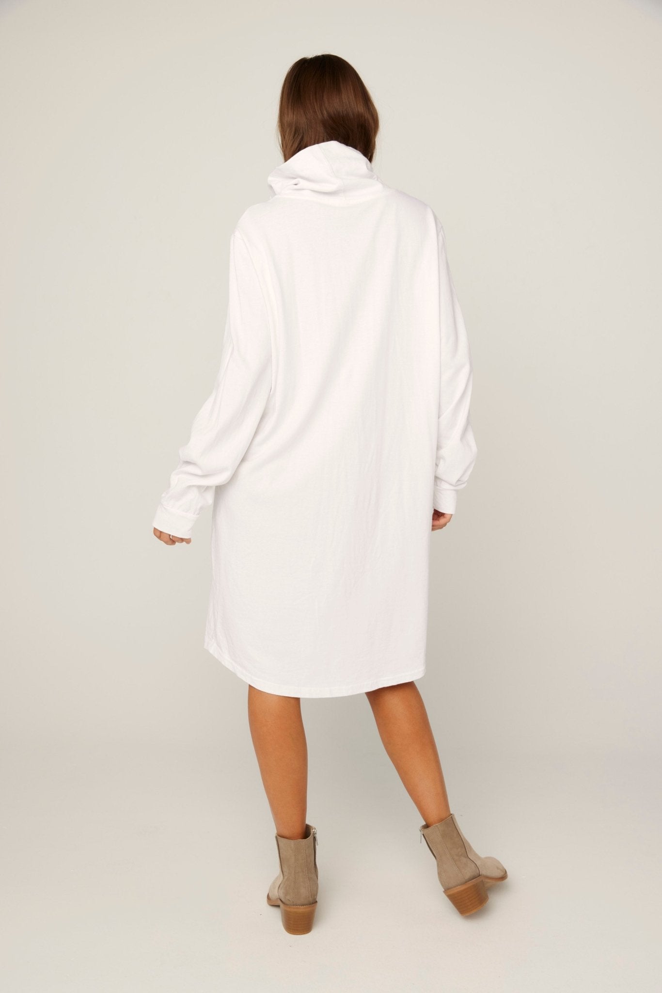 BIMAH SKIVVY DRESS - BLANC (PRE-ORDER) - Primness