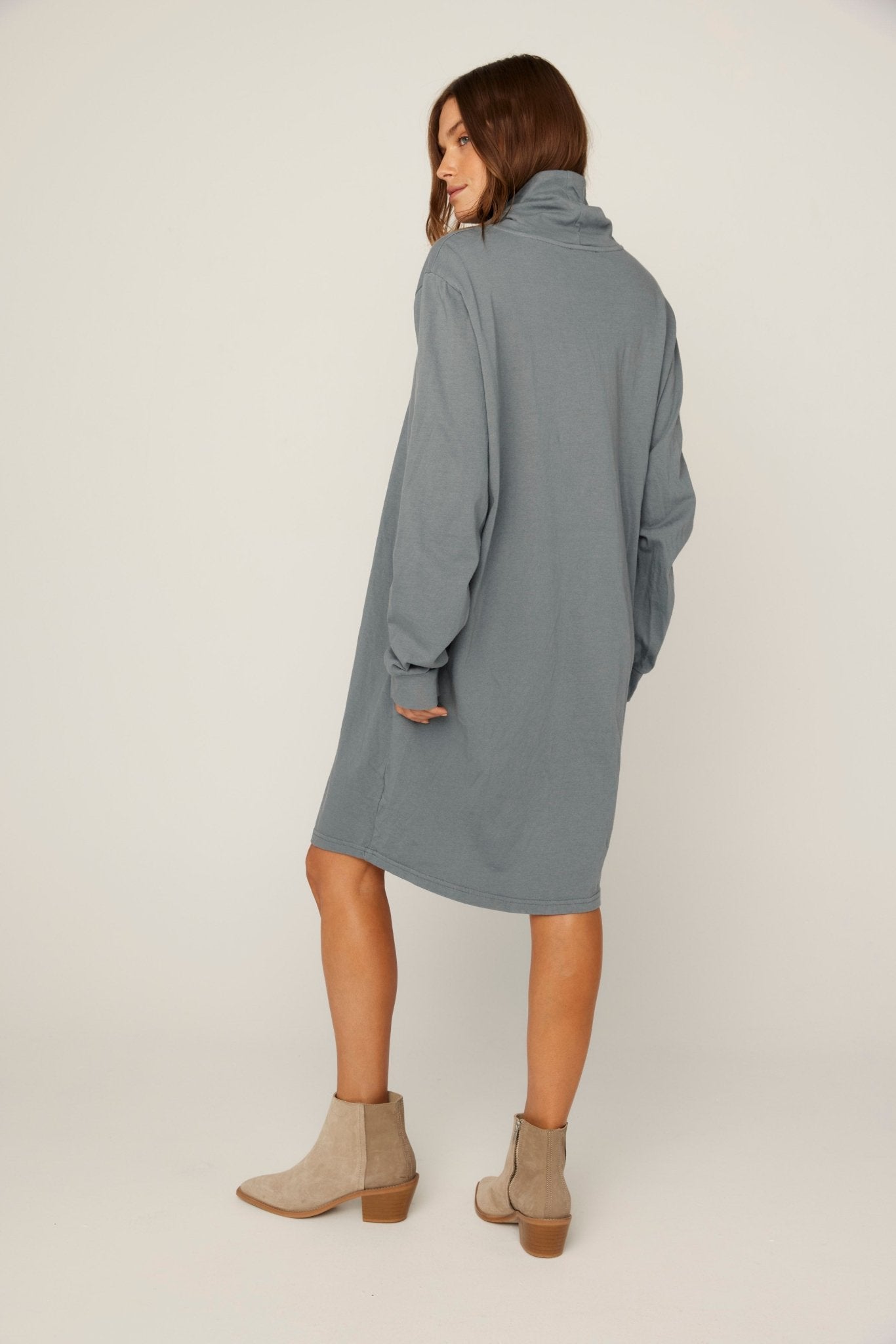 BIMAH SKIVVY DRESS - GREY MIST (PRE-ORDER) - Primness