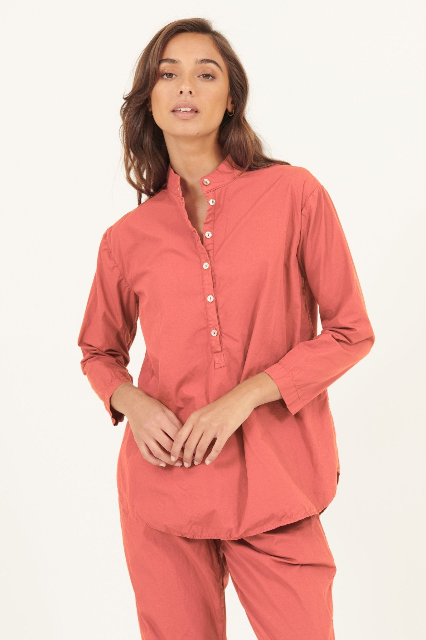 BINDIE SHIRT - CAMELIA - Primness