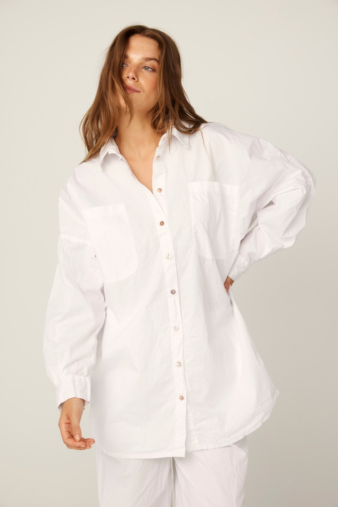 BOBO SHIRT - BLANC (PRE-ORDER) - Primness