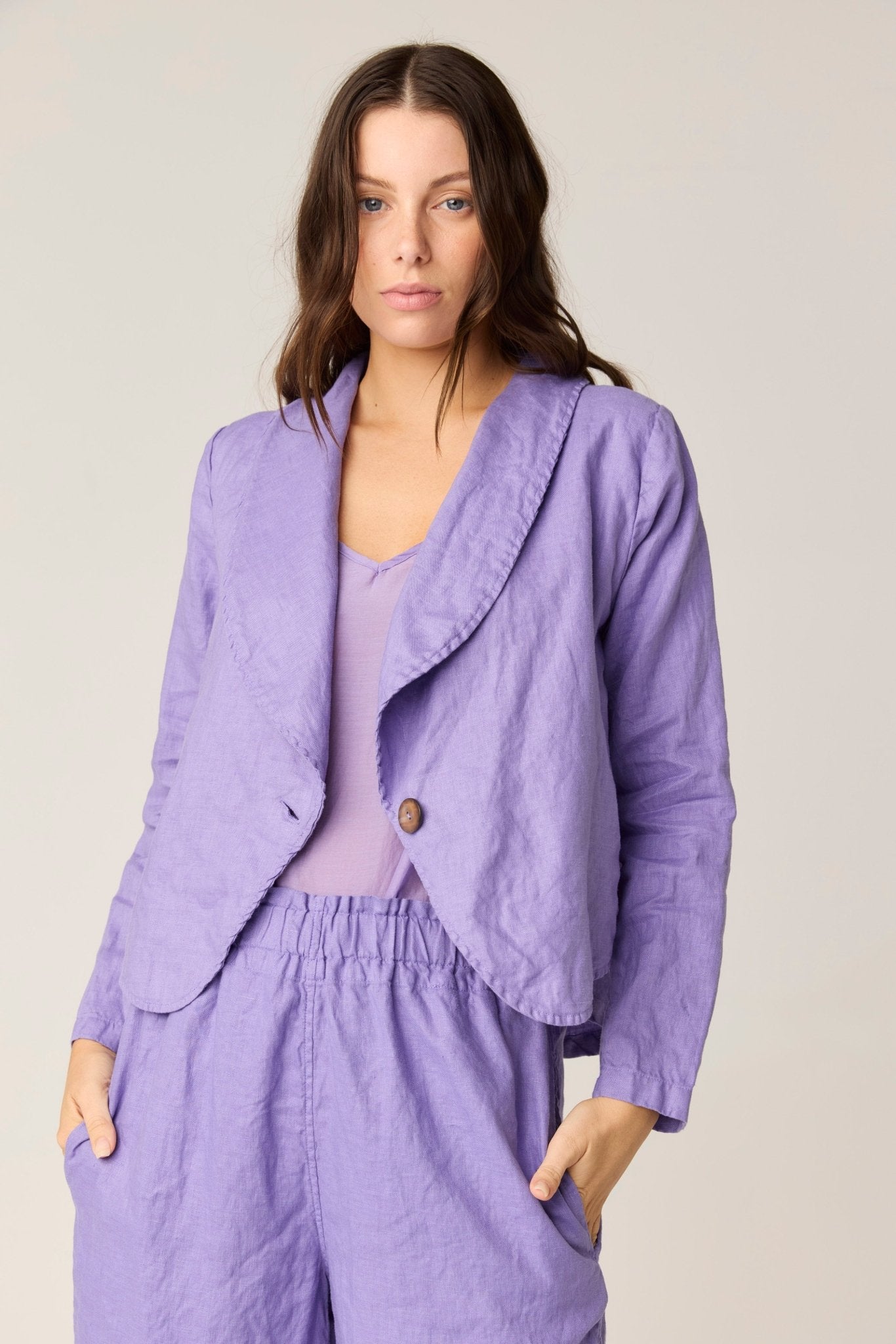 BOX JACKET - LAVENDAR (PRE - ORDER) - Primness