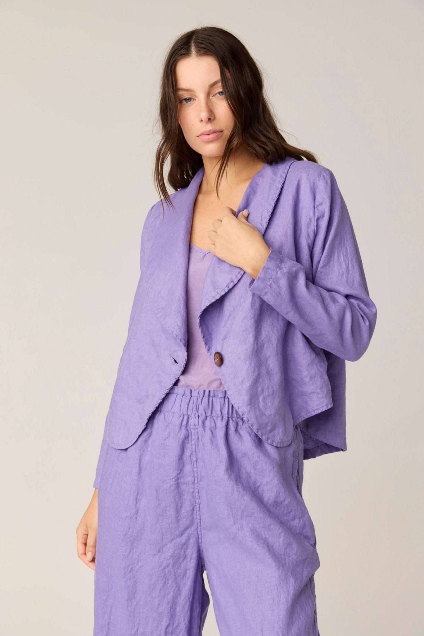 BOX JACKET - LAVENDAR (PRE - ORDER) - Primness