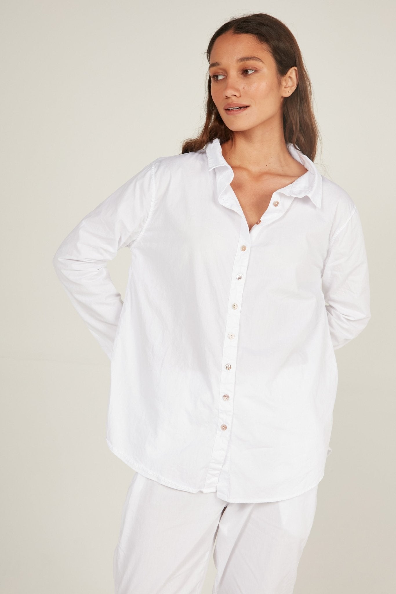 BUWI SHIRT - BLANC - Primness