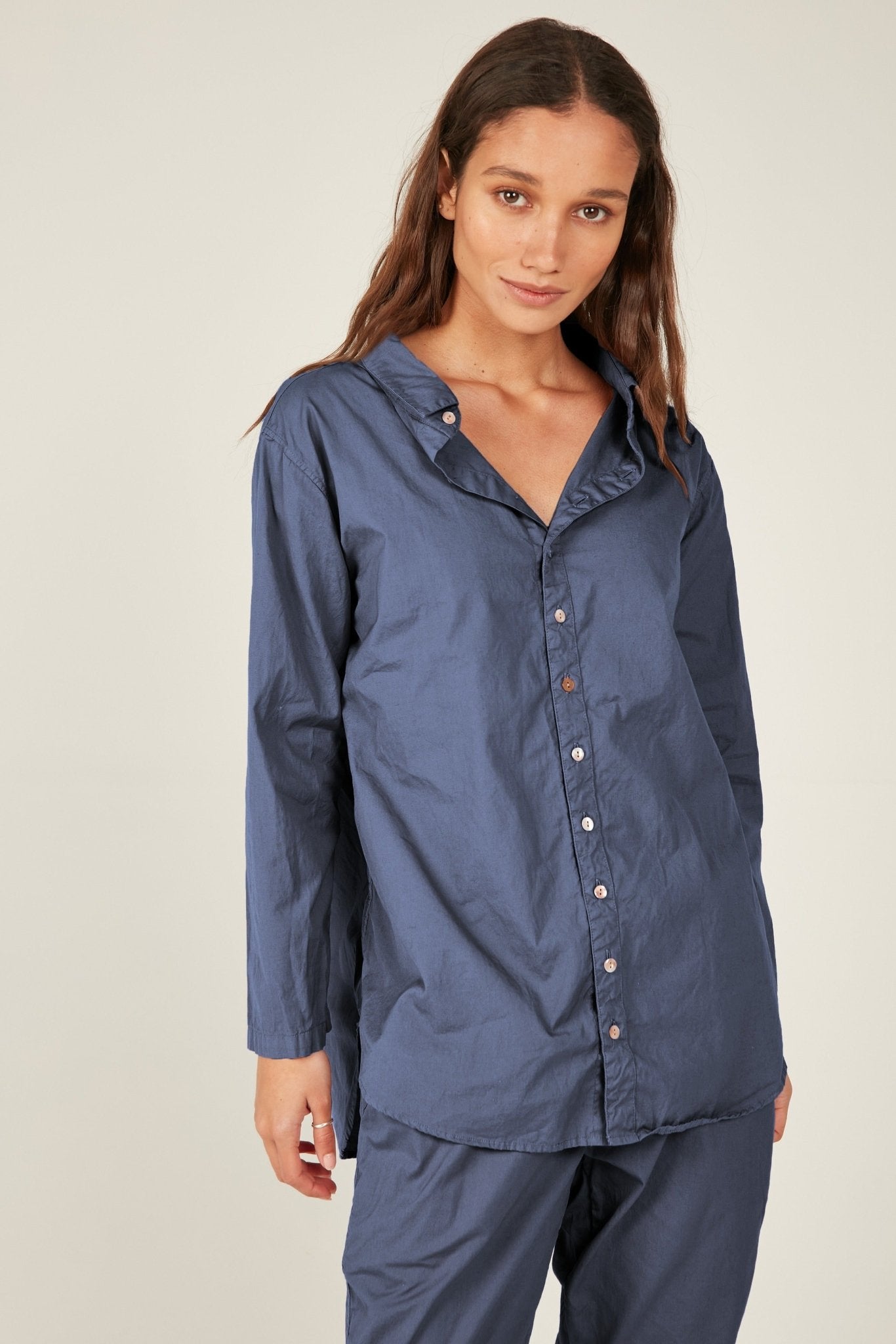 BUWI SHIRT - DARK NAVY - Primness