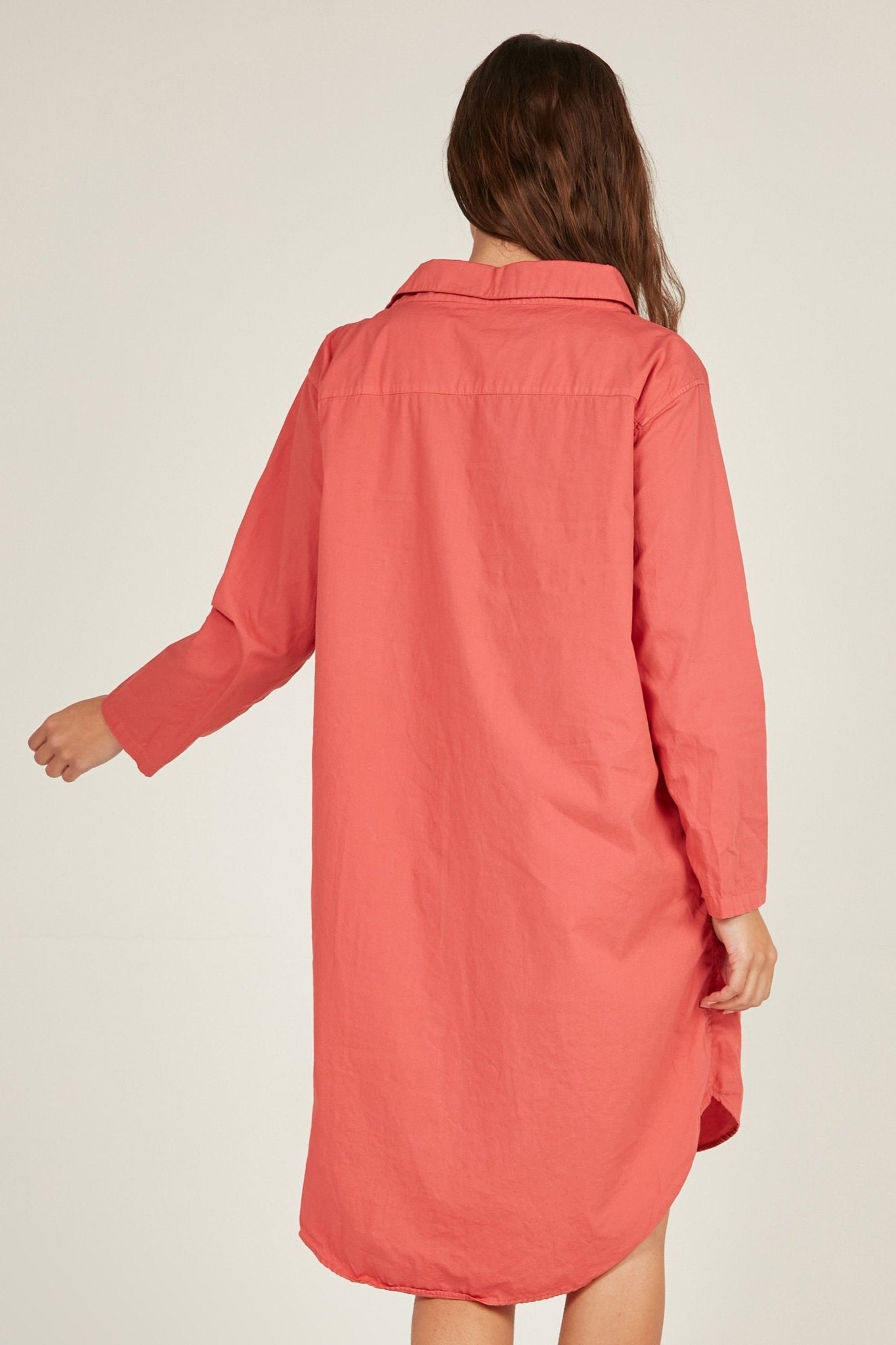 BUWI SHIRT DRESS - CAMELIA - Primness