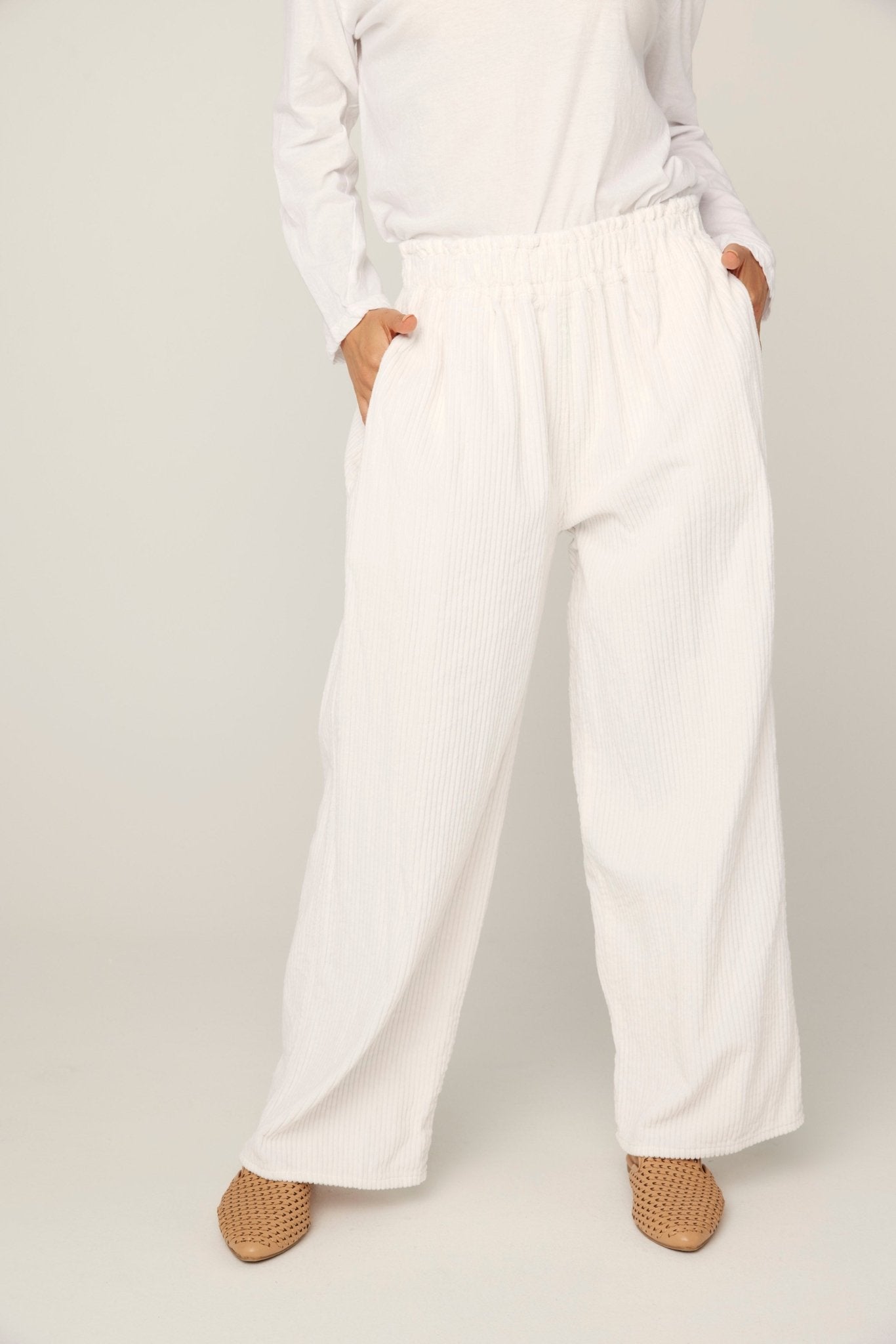 CORDIALLY PANT - BLANC - PRE-ORDER - Primness