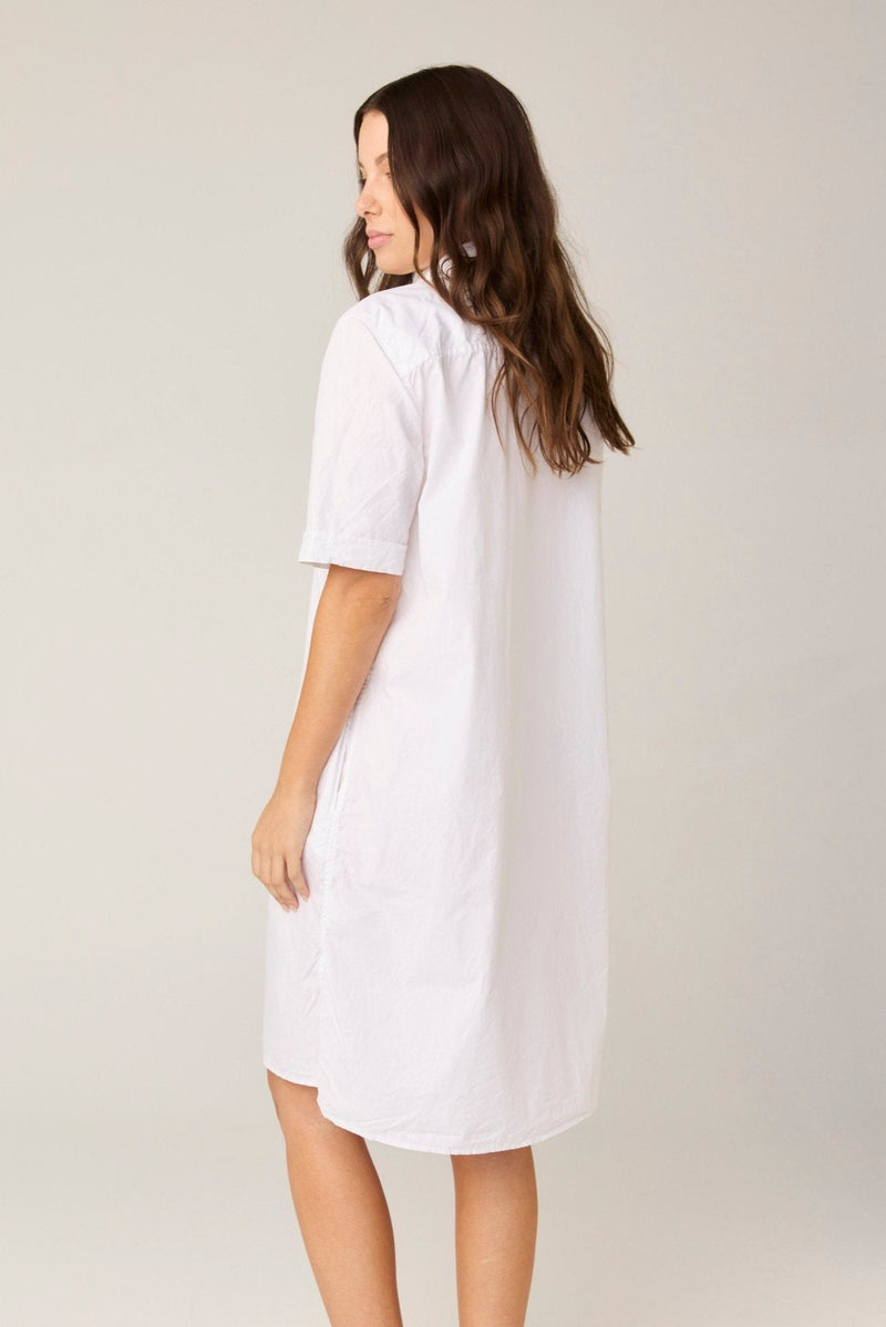 DENNI SHIRT DRESS - BLANC (PRE - ORDER) - Primness