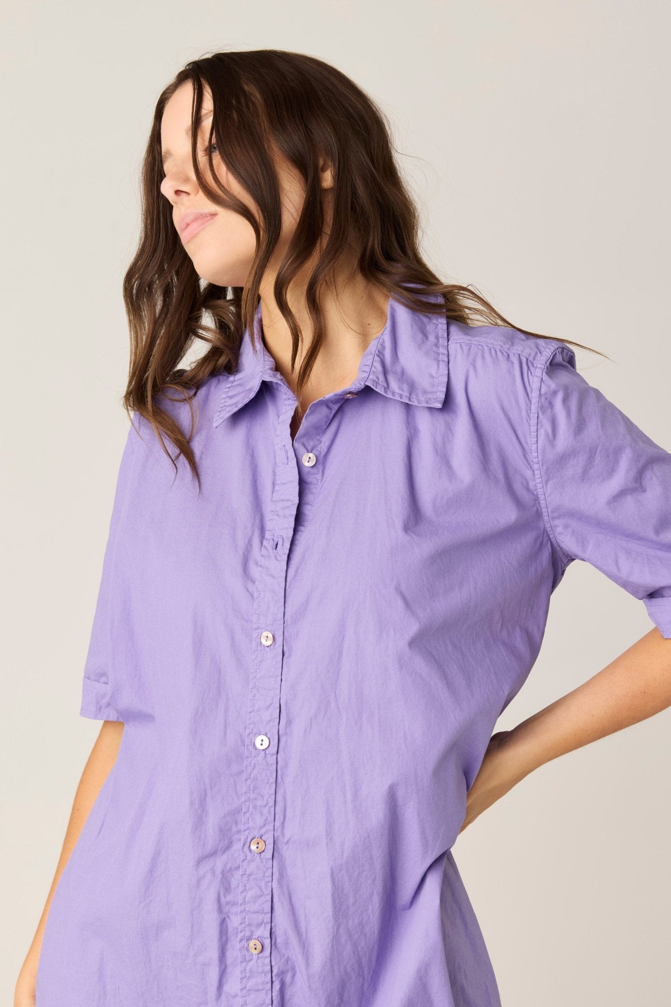 DENNI SHIRT DRESS - LAVENDAR (PRE - ORDER) - Primness