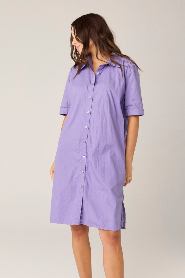 DENNI SHIRT DRESS - LAVENDAR (PRE - ORDER) - Primness