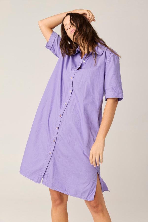 DENNI SHIRT DRESS - LAVENDAR (PRE - ORDER) - Primness