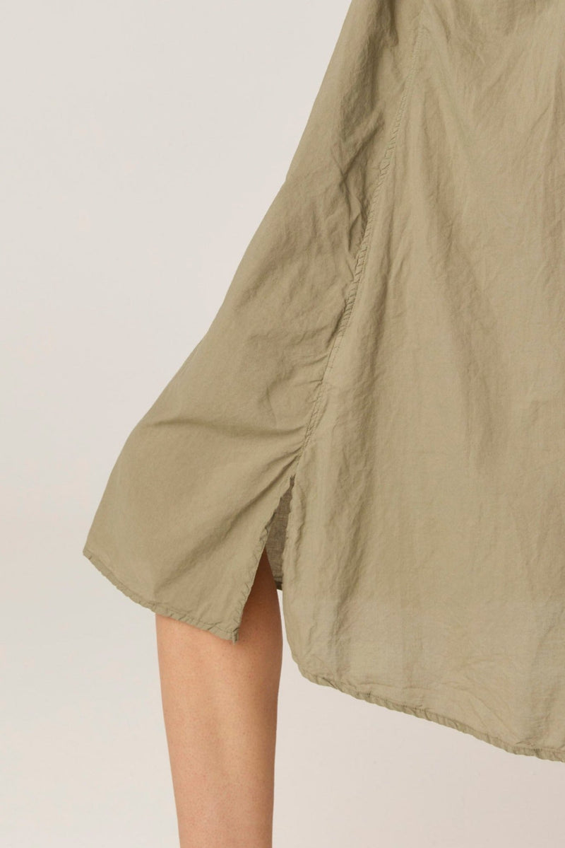 DEVOILE SHIRT DRESS - MOSS (PRE - ORDER) - Primness