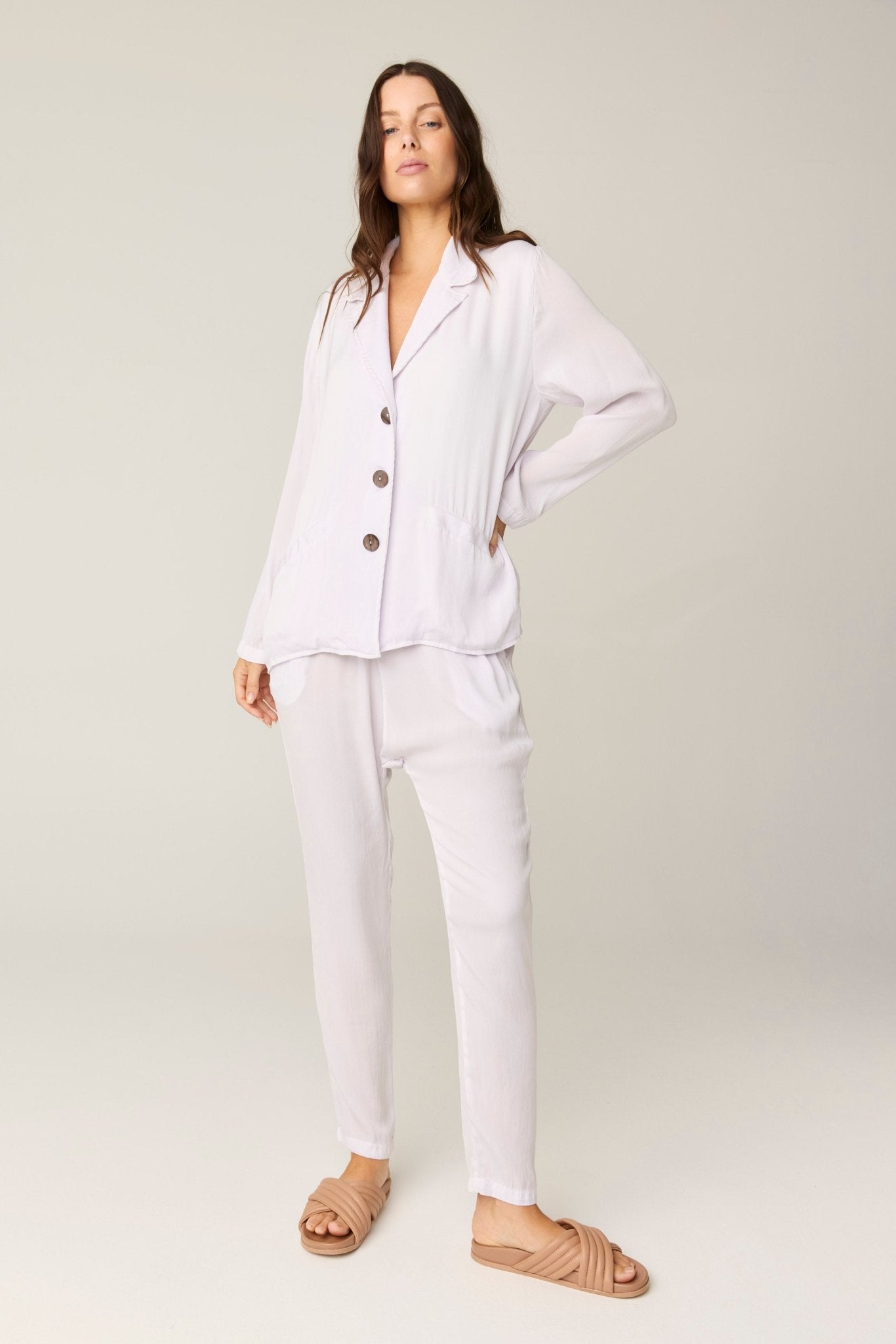 DUSK BLAZER - BLANC (PRE - ORDER) - Primness