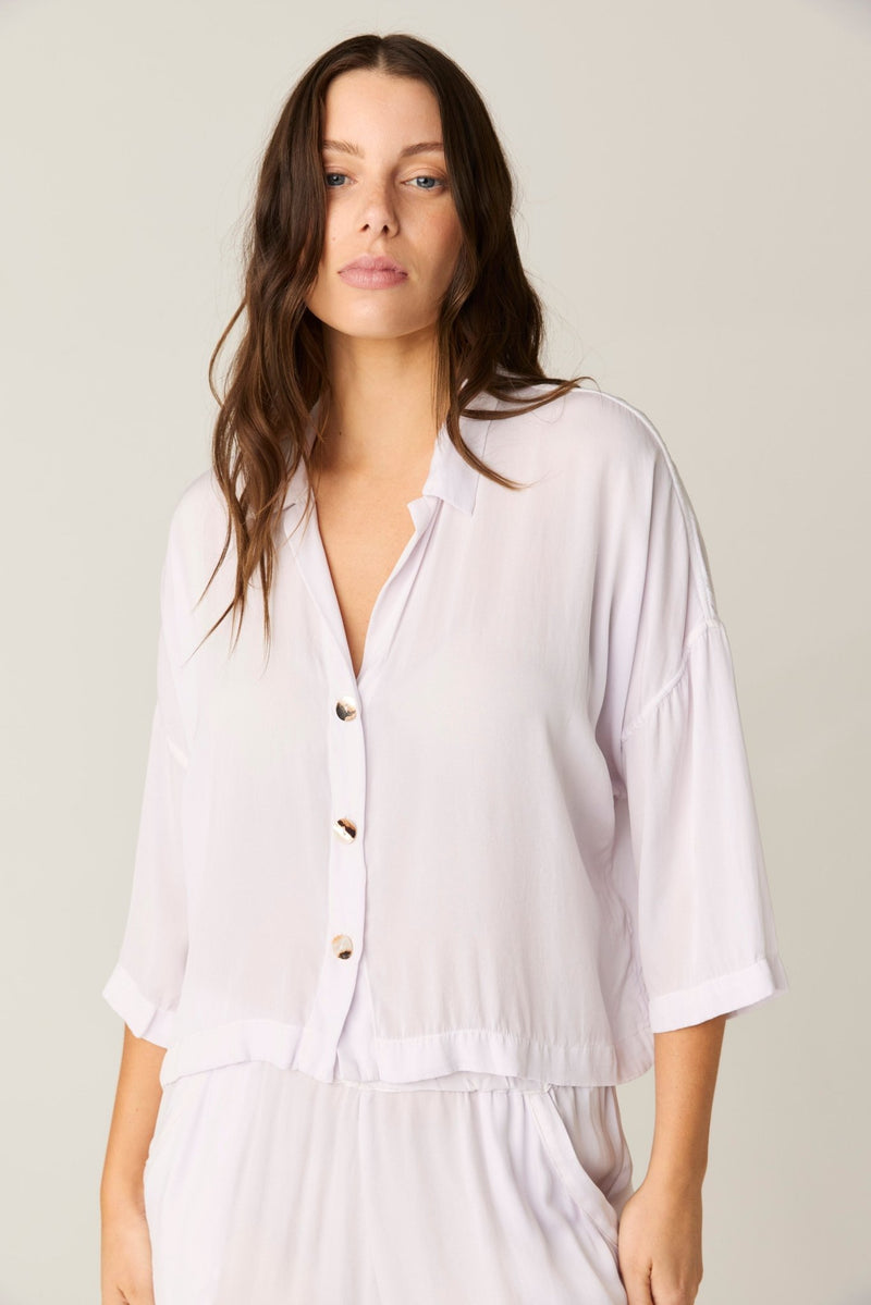 DUSK SHIRT - BLANC (PRE - ORDER) - Primness