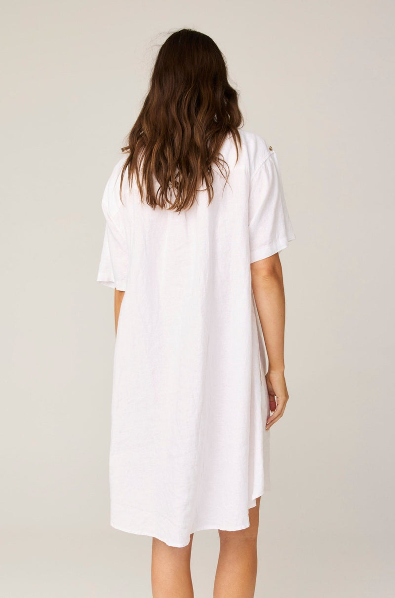 FOREVER SHIRT DRESS - BLANC (PRE - ORDER) - Primness