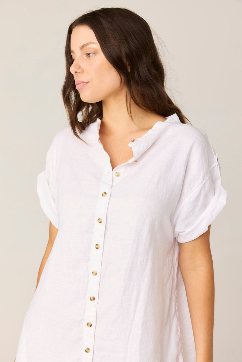 FOREVER SHIRT DRESS - BLANC (PRE - ORDER) - Primness