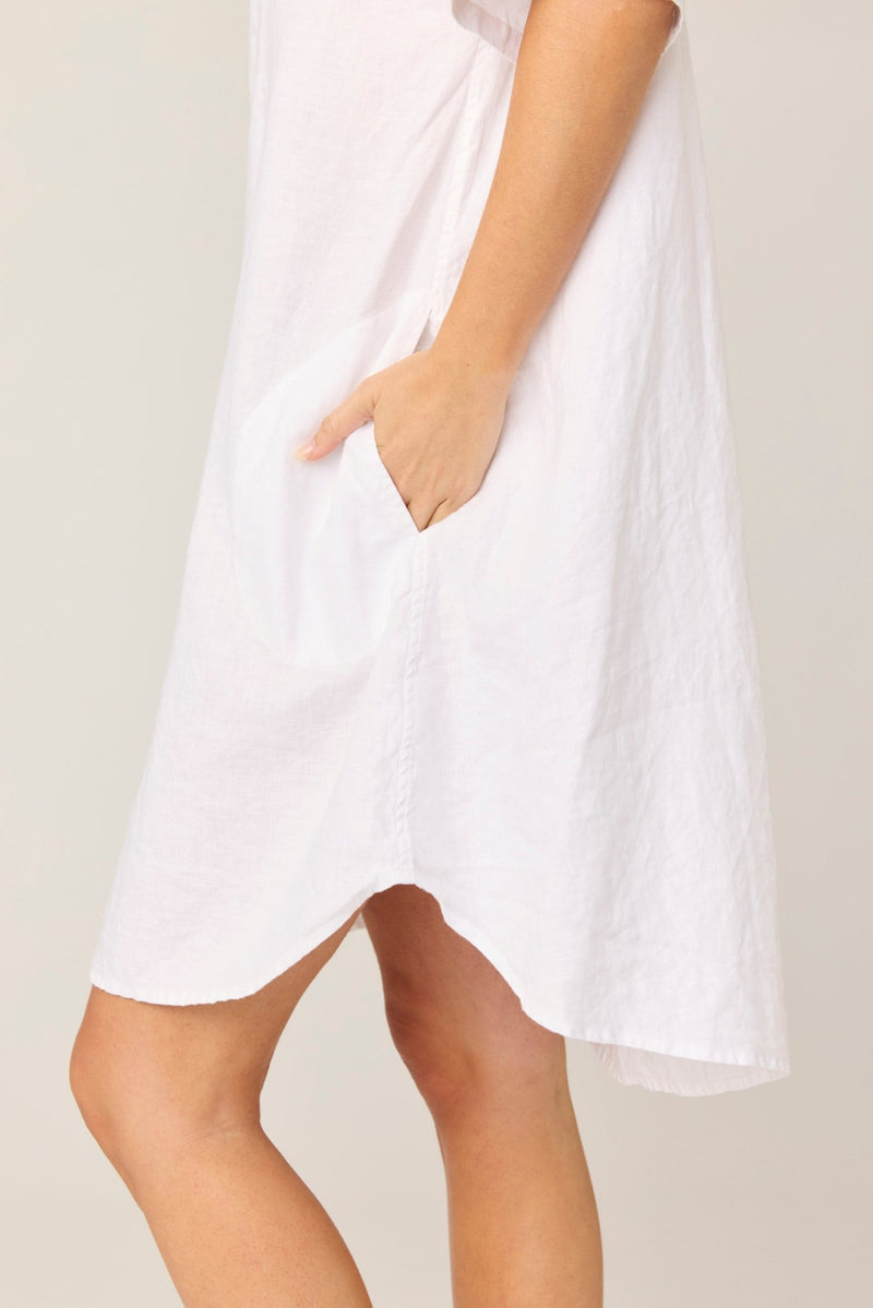 FOREVER SHIRT DRESS - BLANC (PRE - ORDER) - Primness