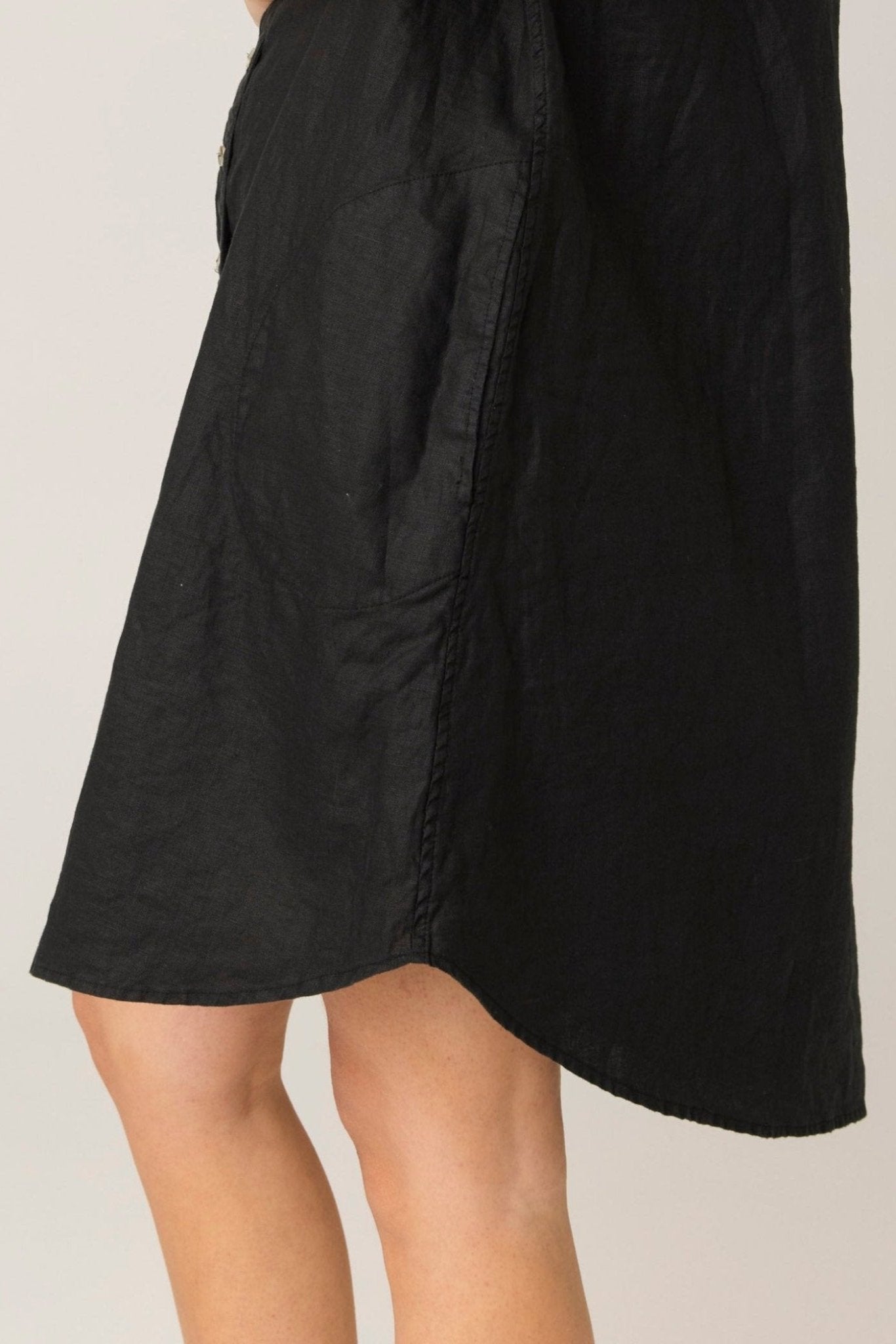 FOREVER SHIRT DRESS - NOIR (PRE - ORDER) - Primness