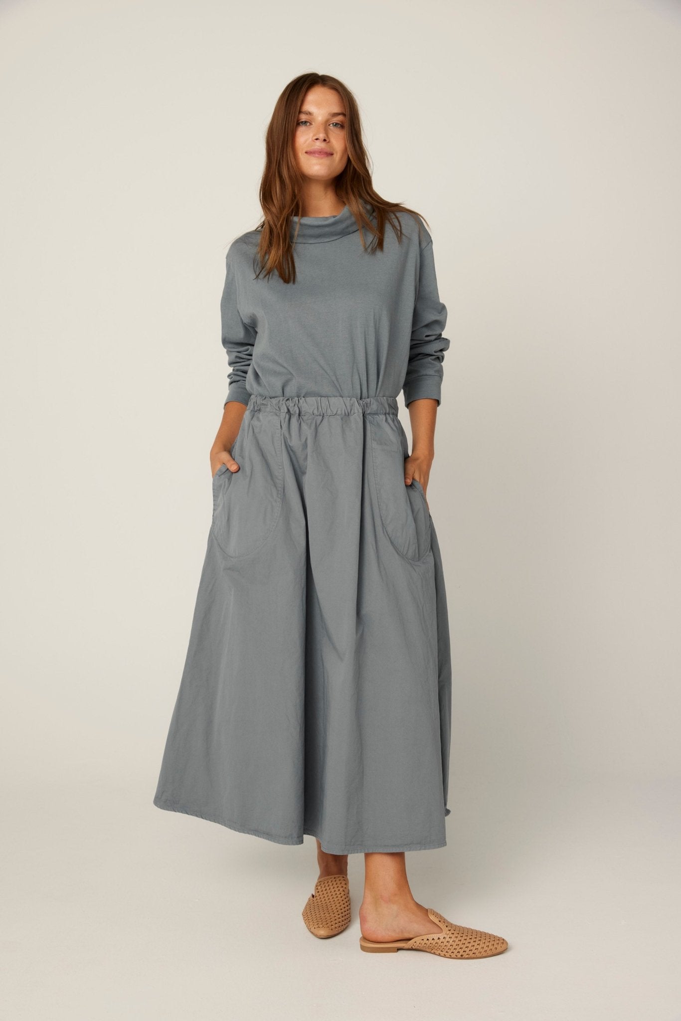 GLORY SKIRT - GREY MIST (PRE-ORDER) - Primness