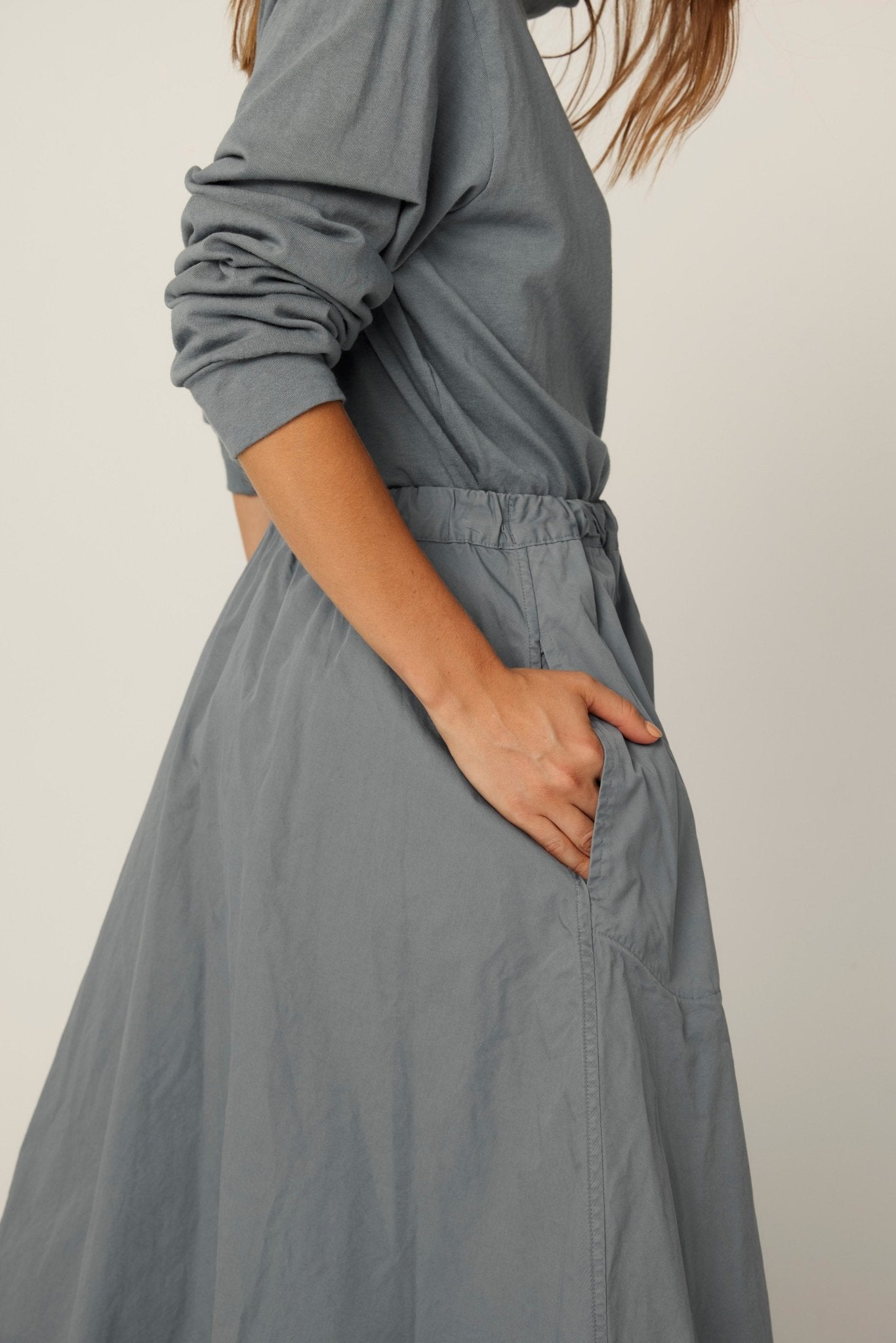 GLORY SKIRT - GREY MIST (PRE-ORDER) - Primness