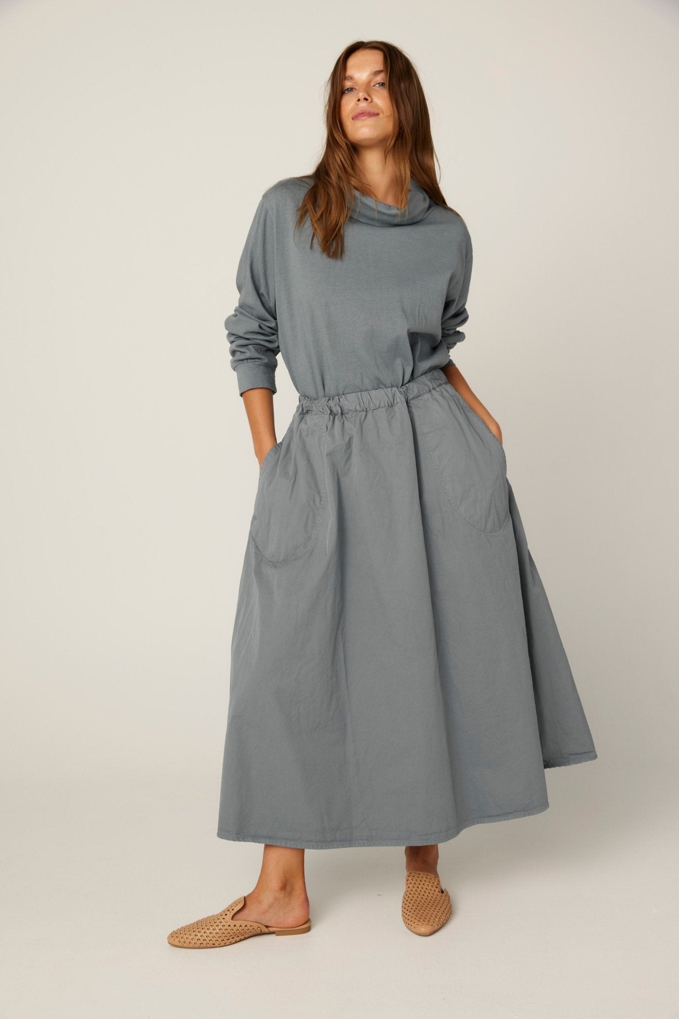 GLORY SKIRT - GREY MIST (PRE-ORDER) - Primness