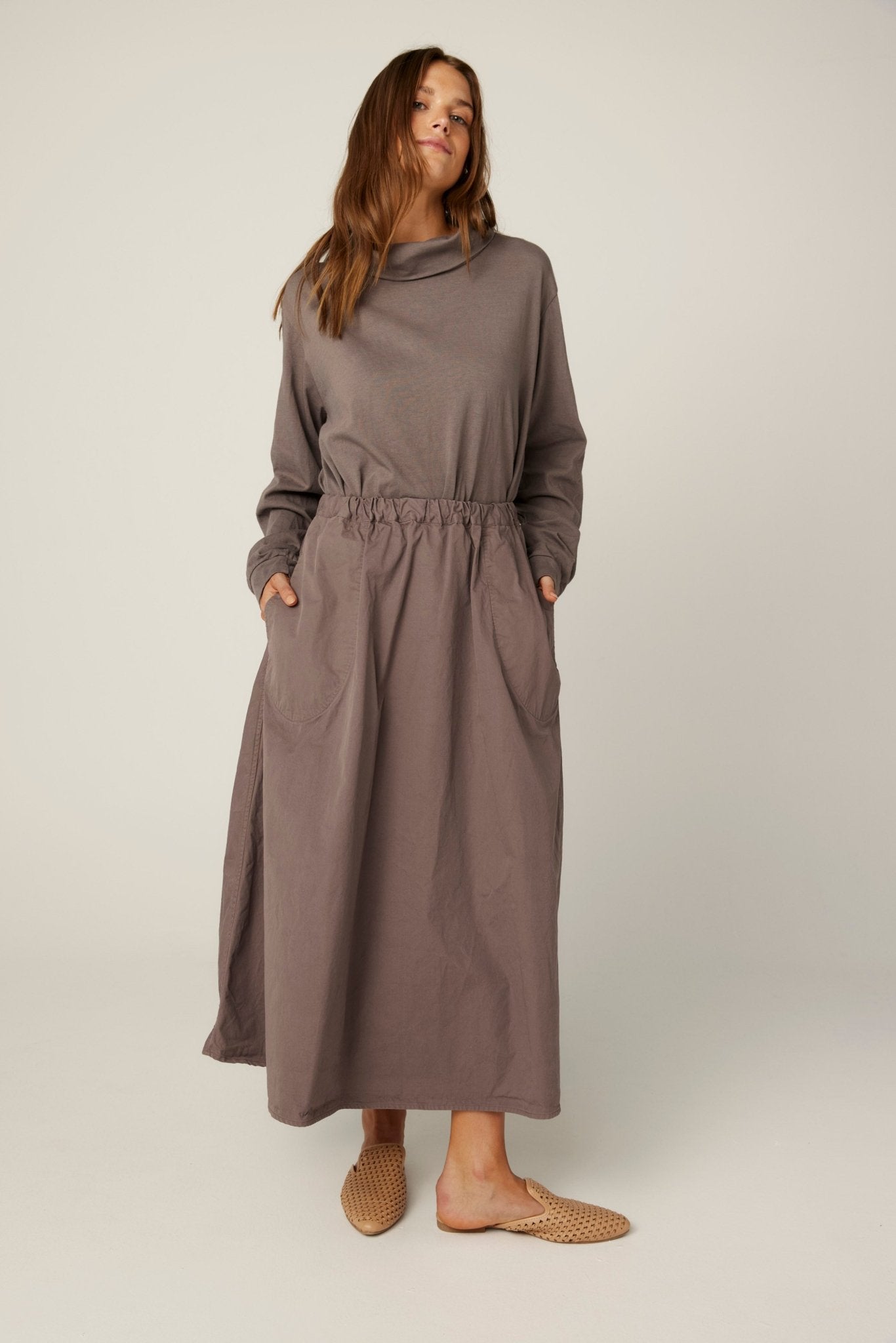 GLORY SKIRT - MOCHA (PRE-ORDER) - Primness