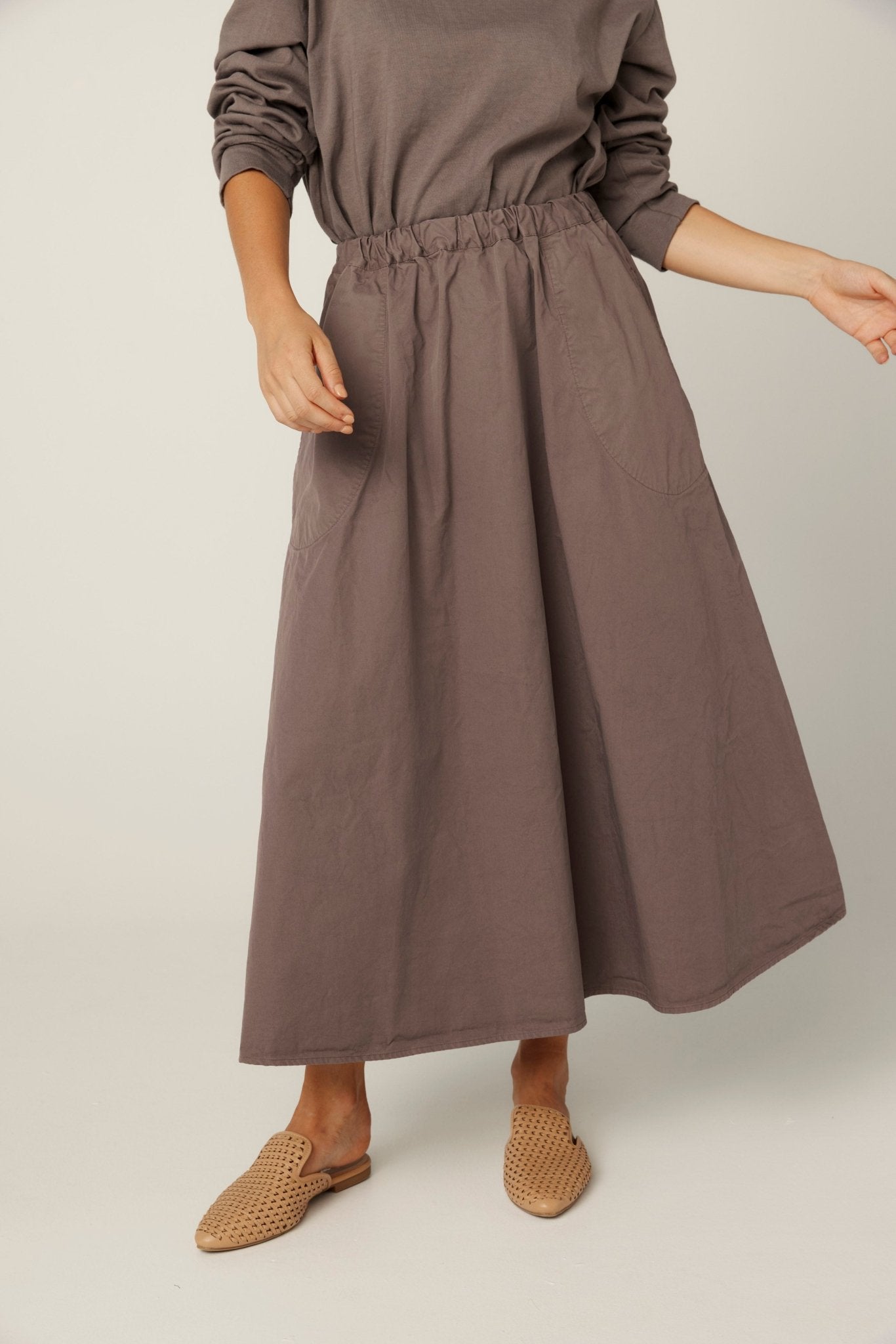 GLORY SKIRT - MOCHA (PRE-ORDER) - Primness