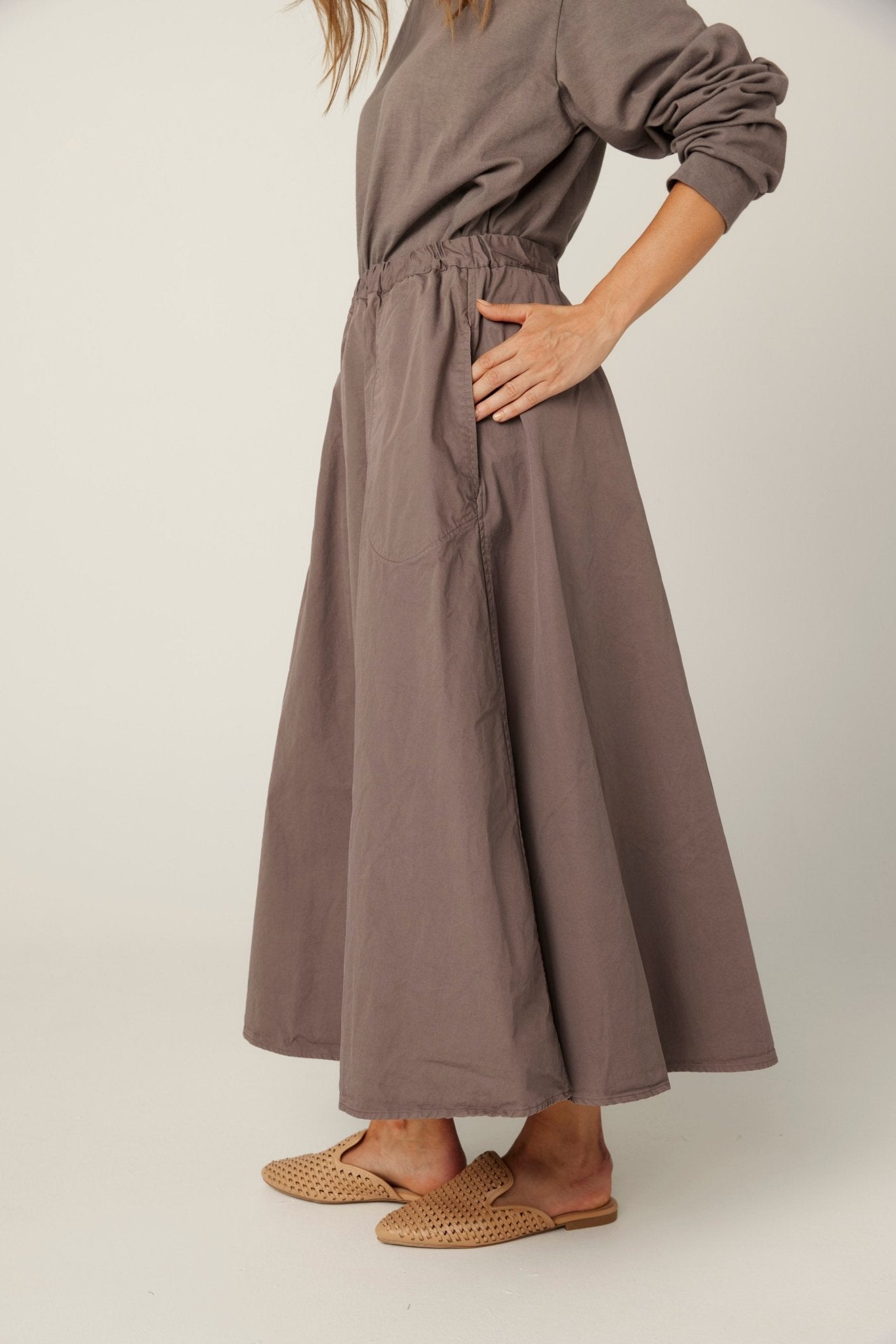 GLORY SKIRT - MOCHA (PRE-ORDER) - Primness