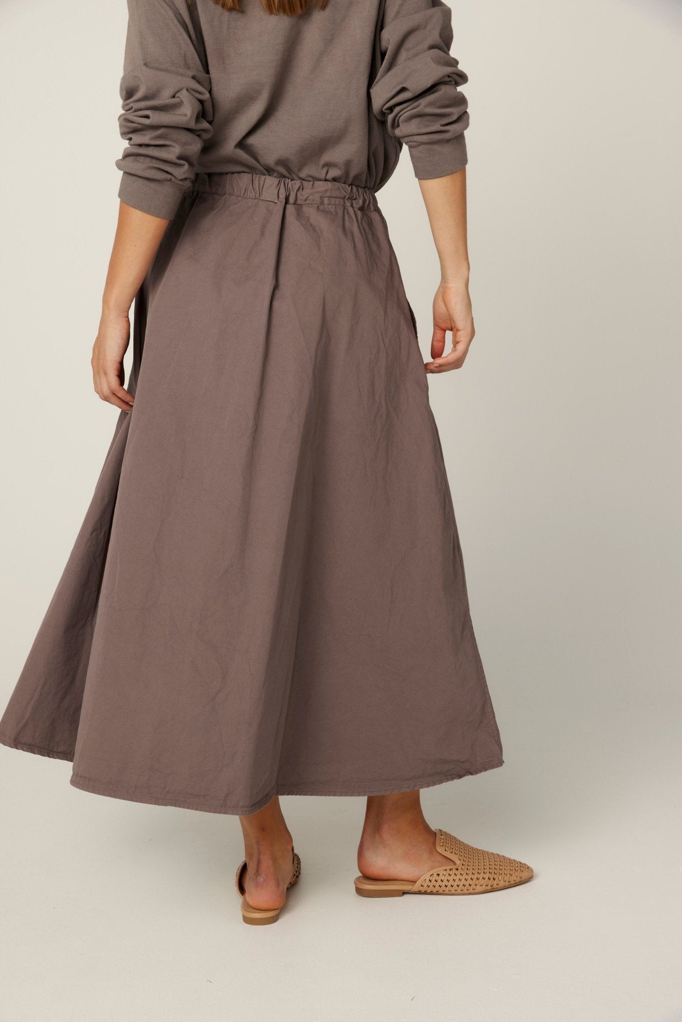 GLORY SKIRT - MOCHA (PRE-ORDER) - Primness