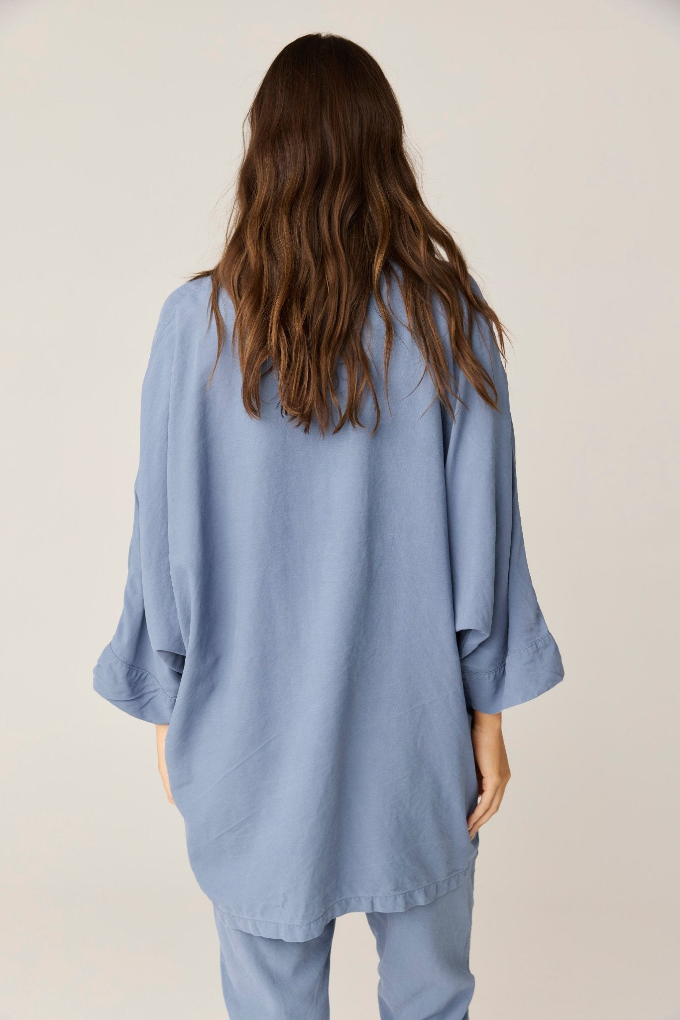 GRACIE KIMONO - CHALK BLUE (PRE - ORDER) - Primness