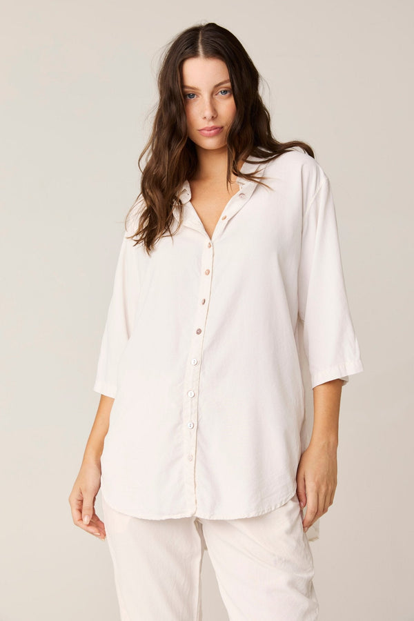 GRACIE SHIRT - CREAMY (PRE - ORDER) - Primness