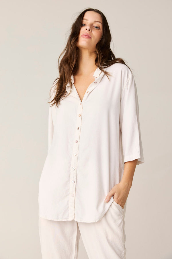 GRACIE SHIRT - CREAMY (PRE - ORDER) - Primness