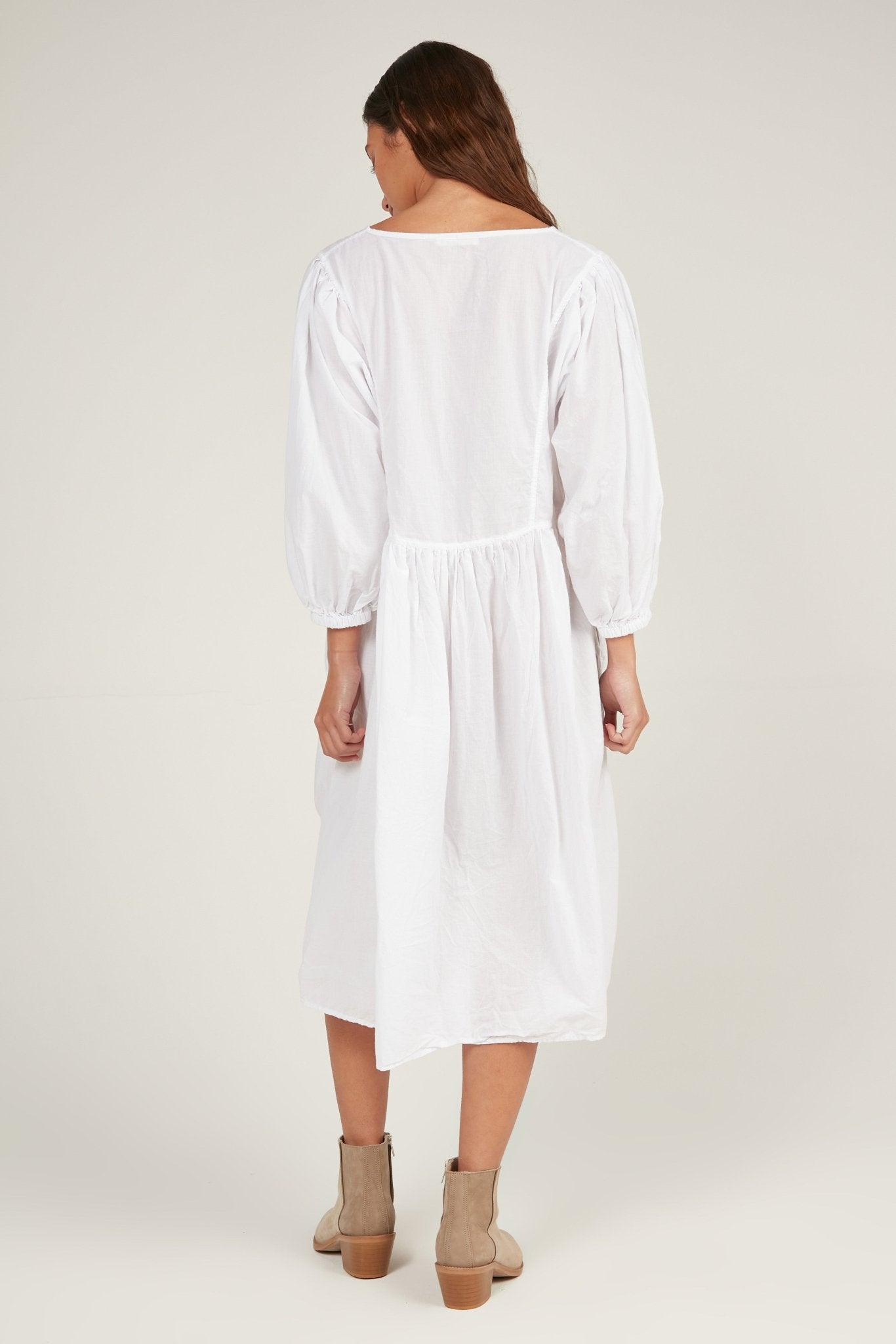 HALCYON DRESS - BLANC - Primness