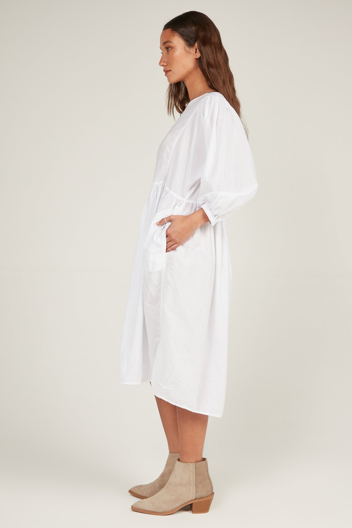 HALCYON DRESS - BLANC - Primness