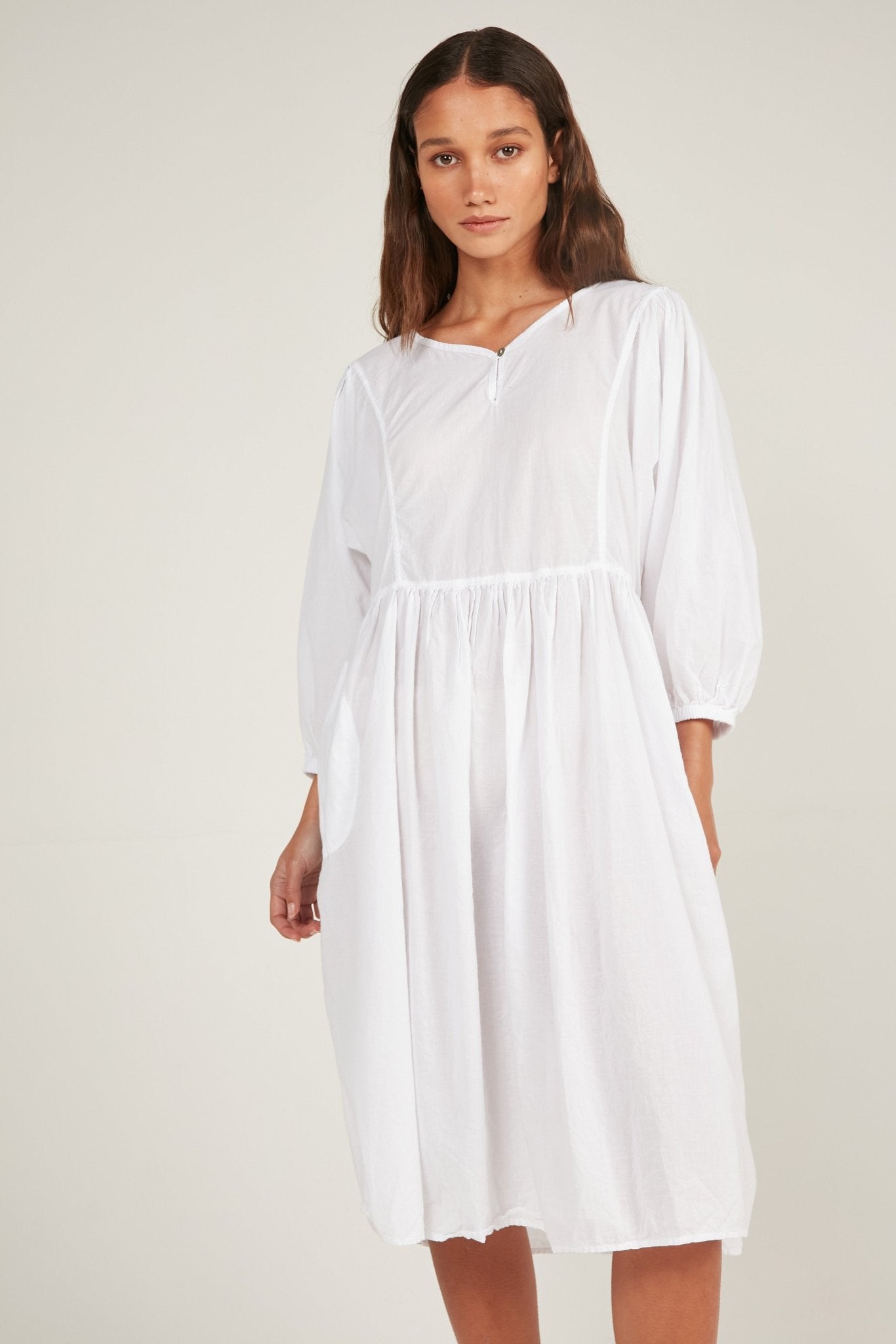 HALCYON DRESS - BLANC - Primness