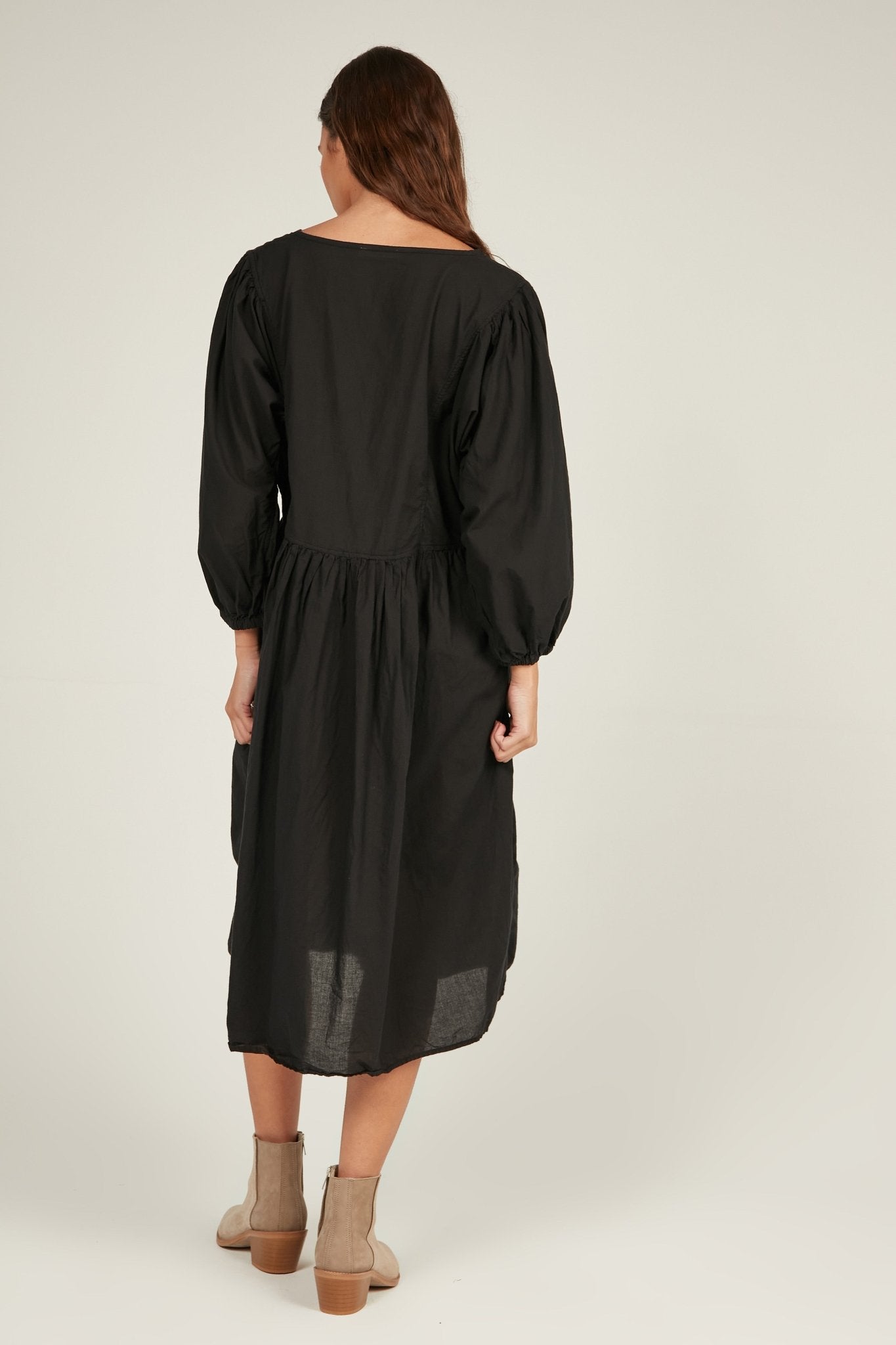 HALCYON DRESS - NOIR - Primness