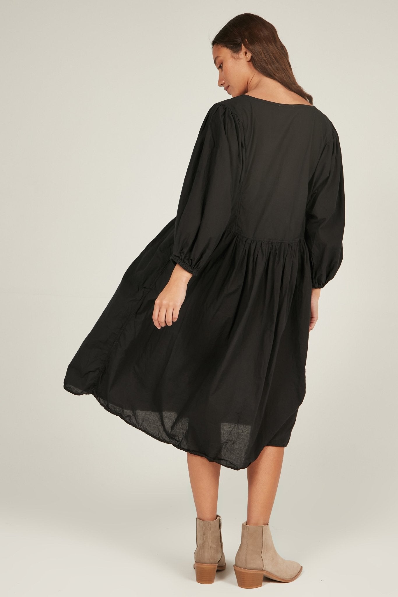 HALCYON DRESS - NOIR - Primness